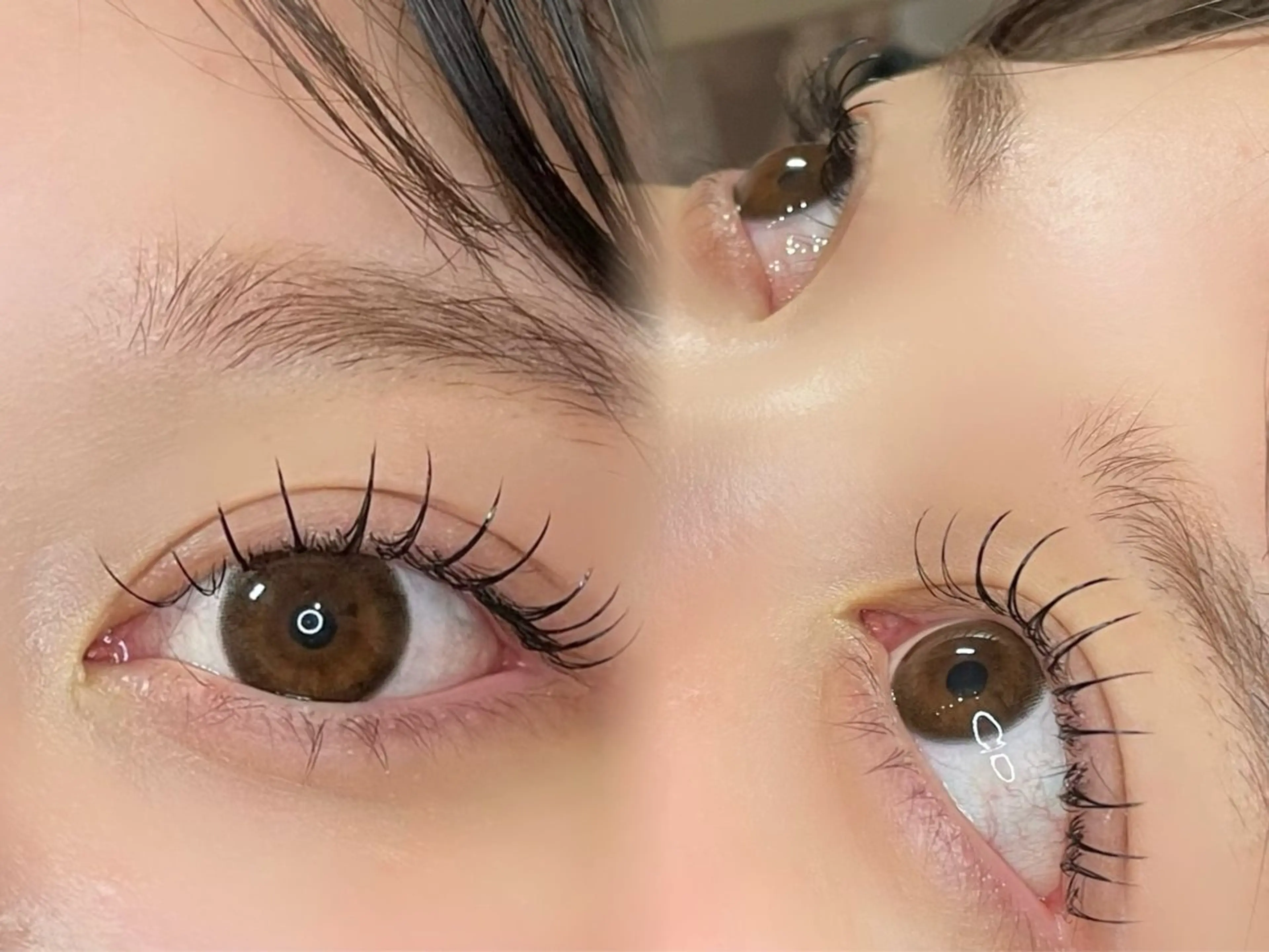 12月限定🩵マツエク100or120本🩵選べるデザイン、長さカール🫧フラットラッシュ🫧オフ込み！の写真