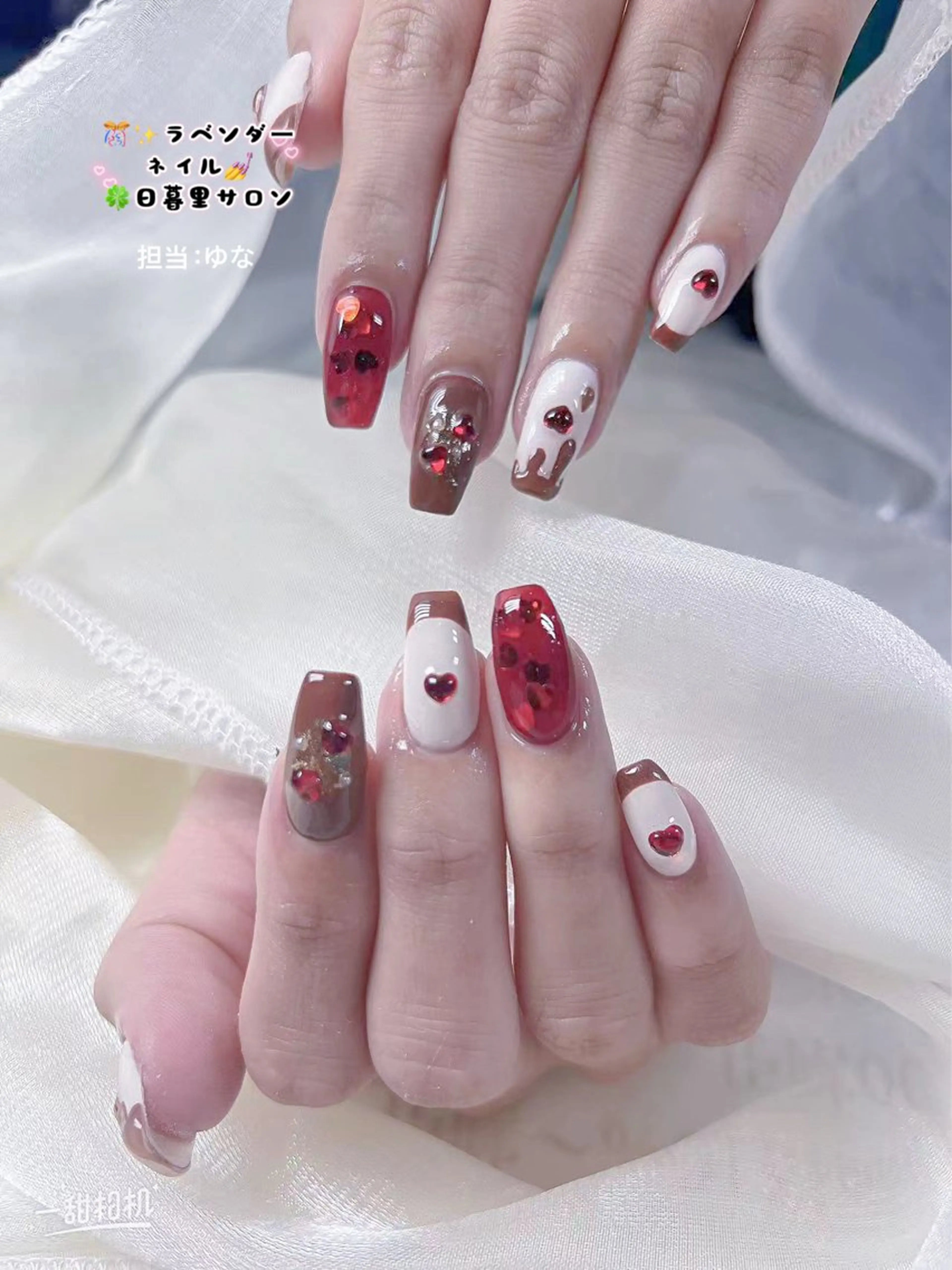 ネイル ラベンダー💖日暮里 ルル💖ネイルのネイルデザイン