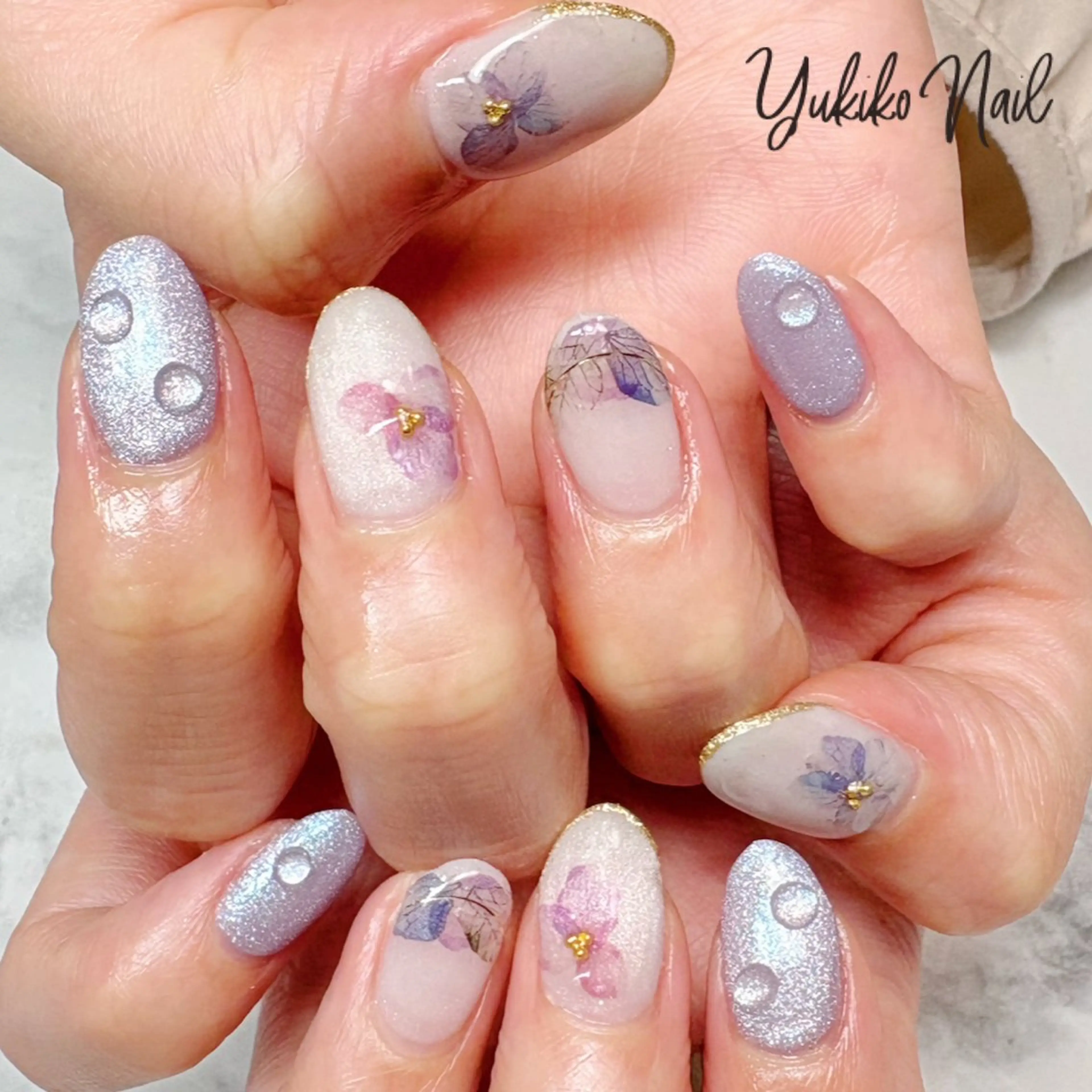 ネイル マグネットネイル ユキコ ネイルのネイルデザイン