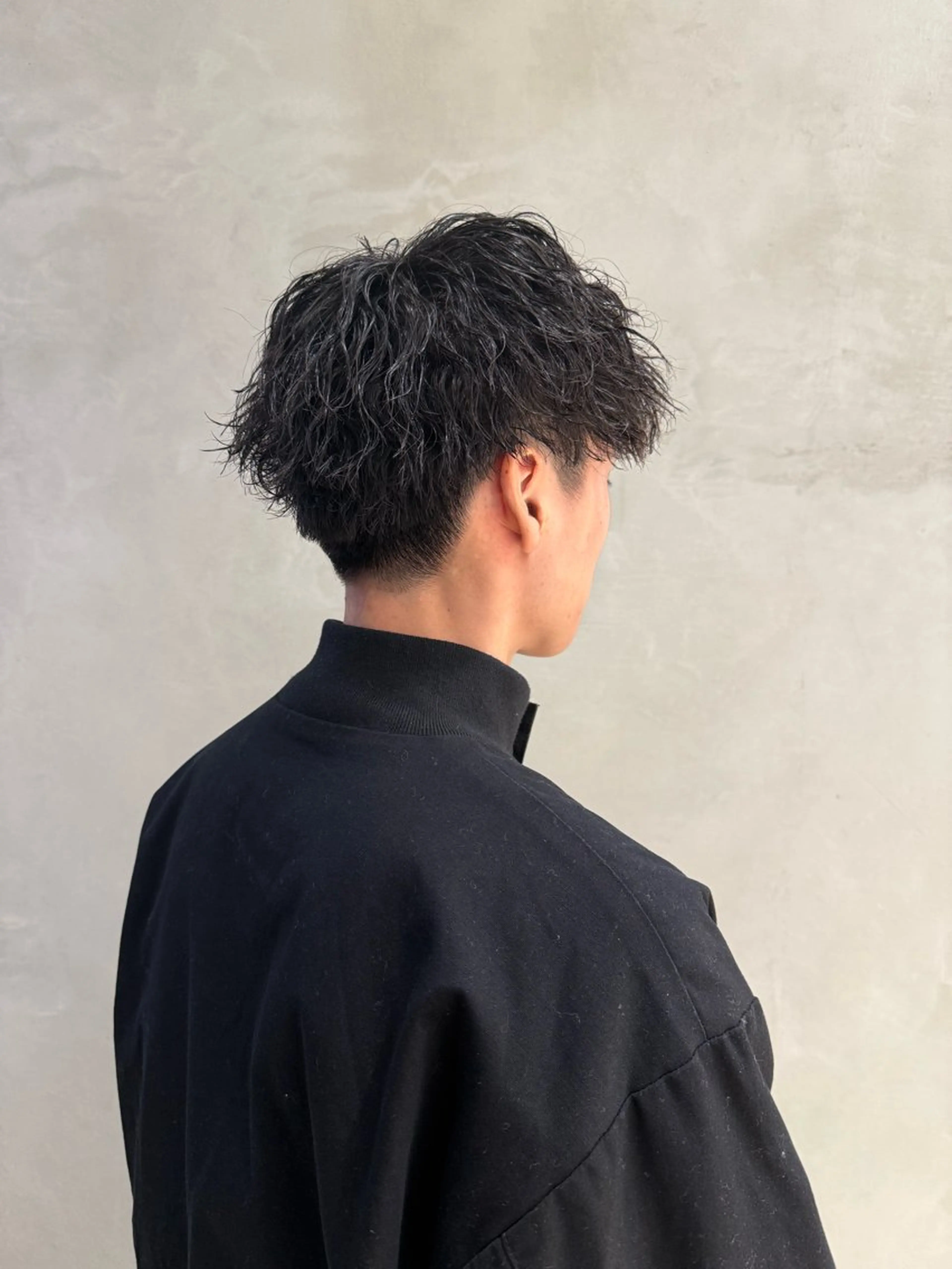 パーマ メンズ 國井 誠のヘアスタイル