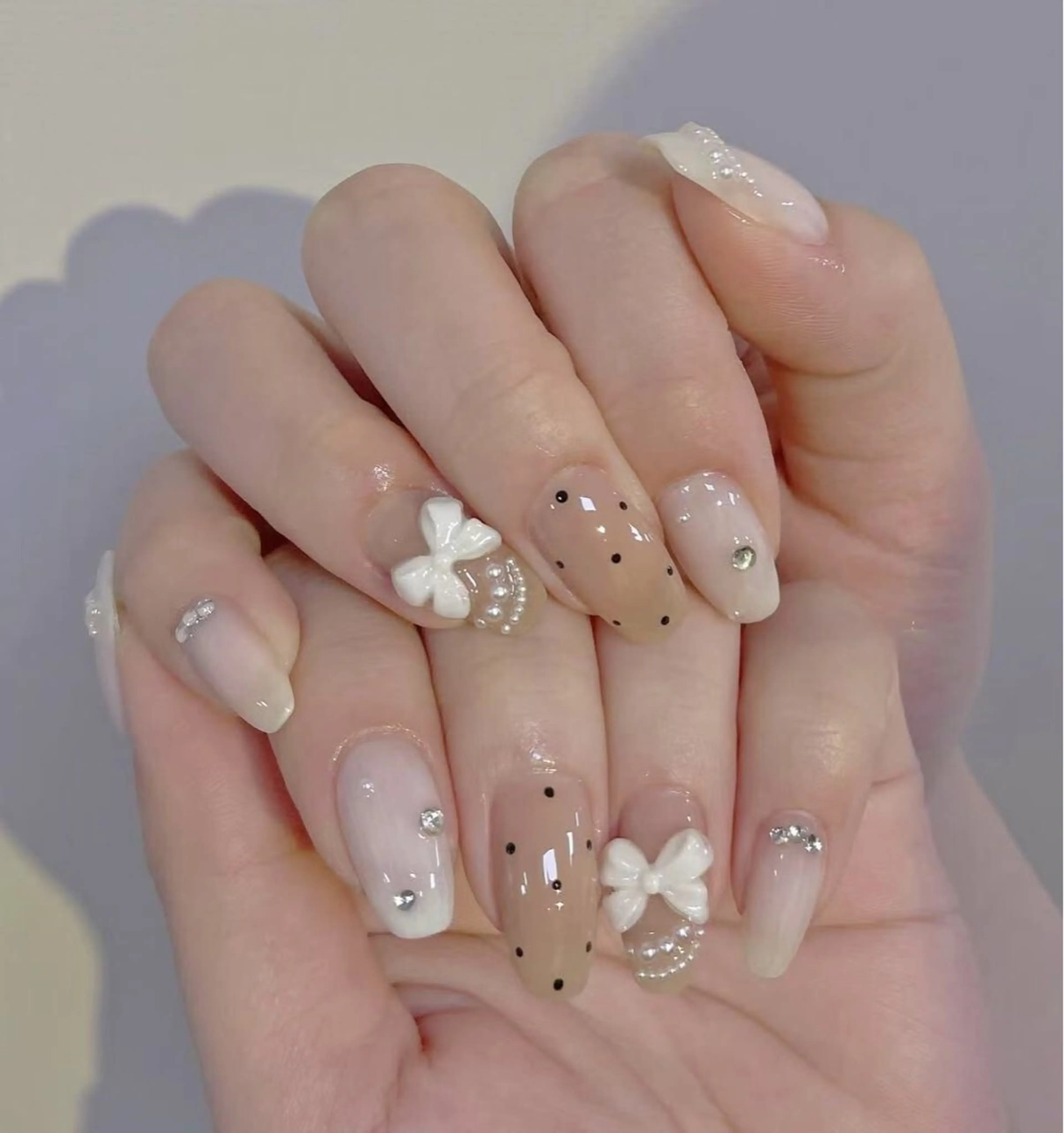 ネイル ハンドネイル 小 雨のネイルデザイン