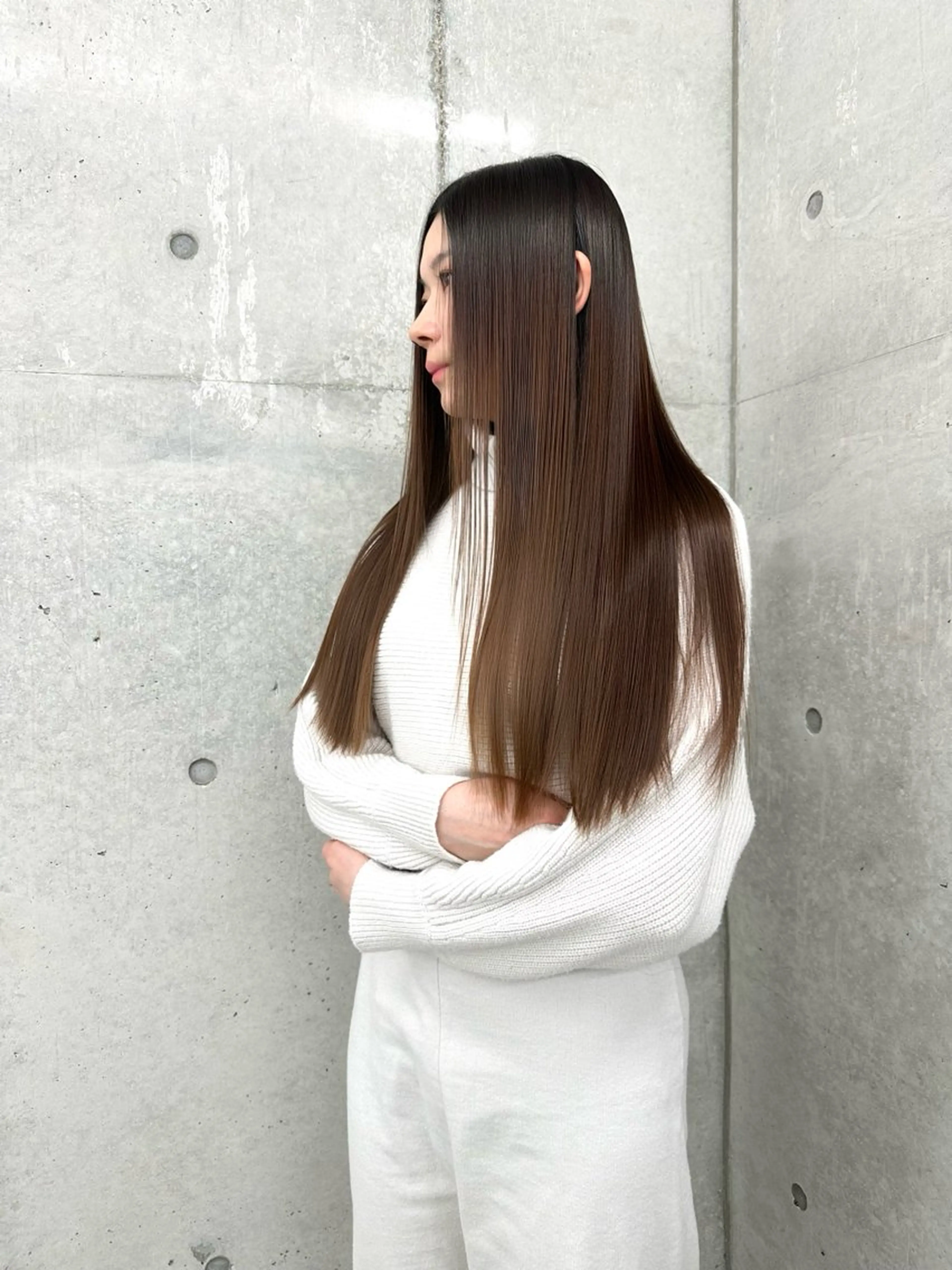 ロング CAMUE所属・髪質改善/縮毛矯正 ハイライトseiyaのヘアスタイル