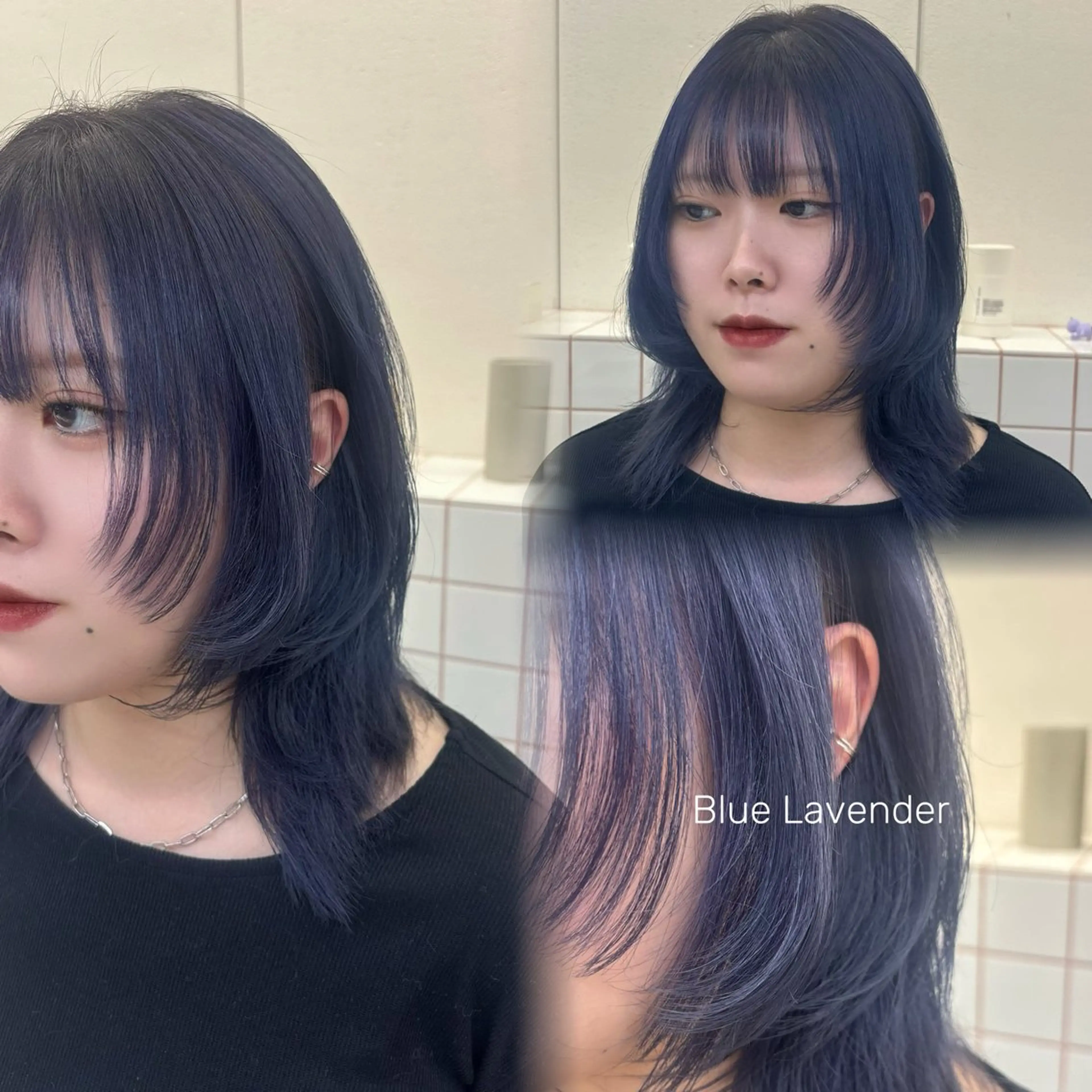 カラー 🌷花屋併設🌷 岡本明日実のヘアスタイル