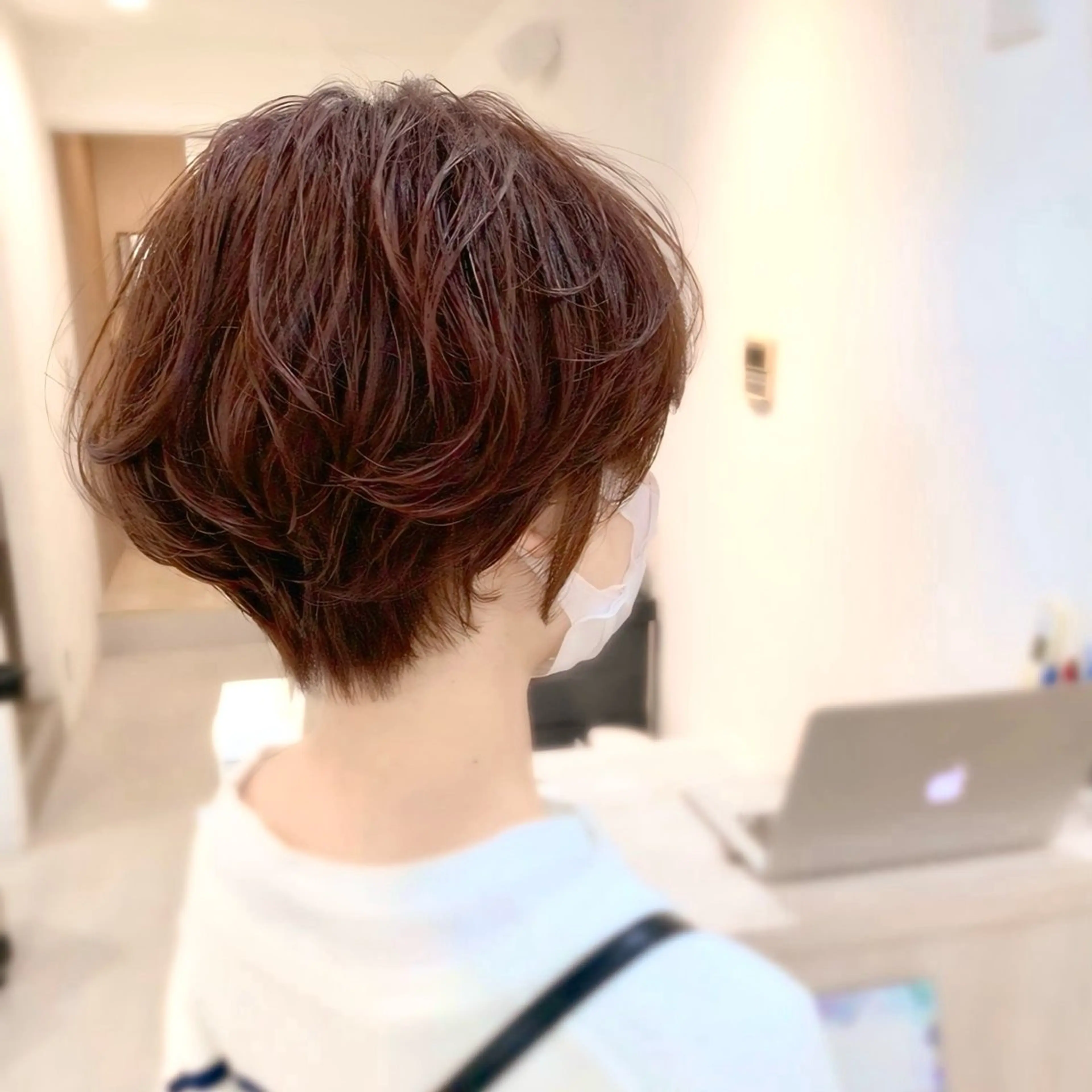 ショート カラー カット ヘアカラー トリートメント 前田 健太のヘアスタイル