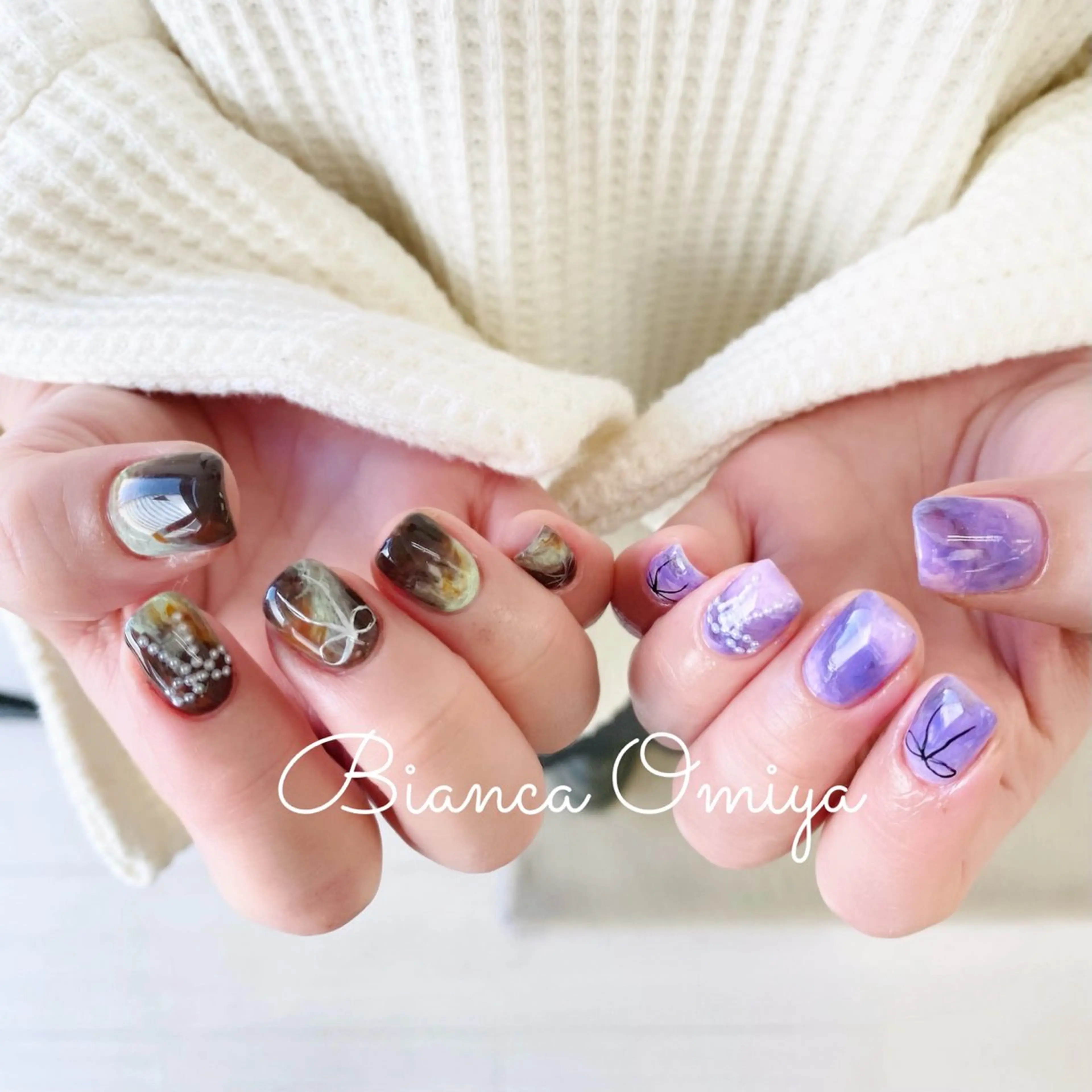 ネイル ハンドネイル ビアンカ大宮店 上野のネイルデザイン