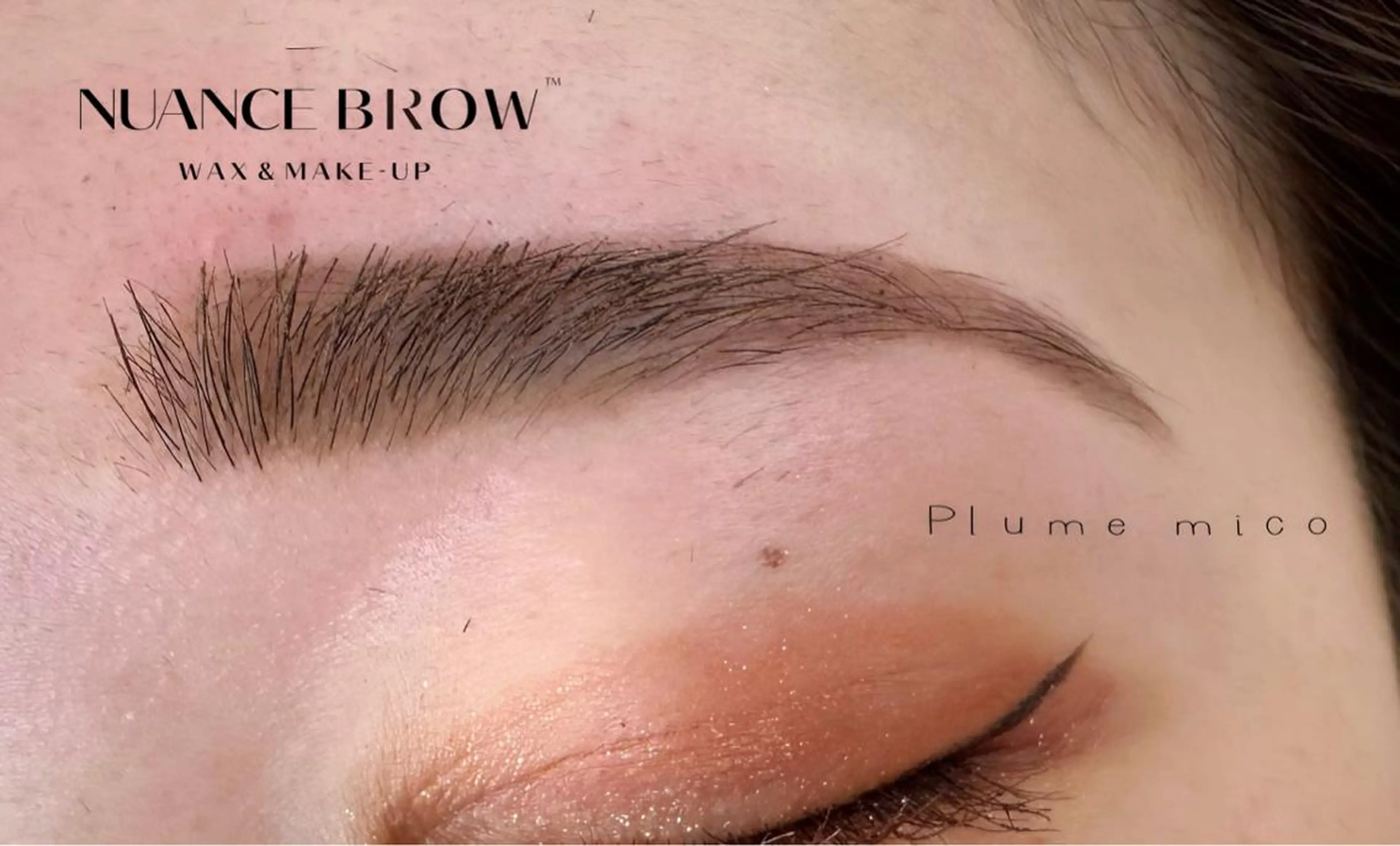 アイブロウ ワックス脱毛 Plume micoのマツエク・マツパデザイン