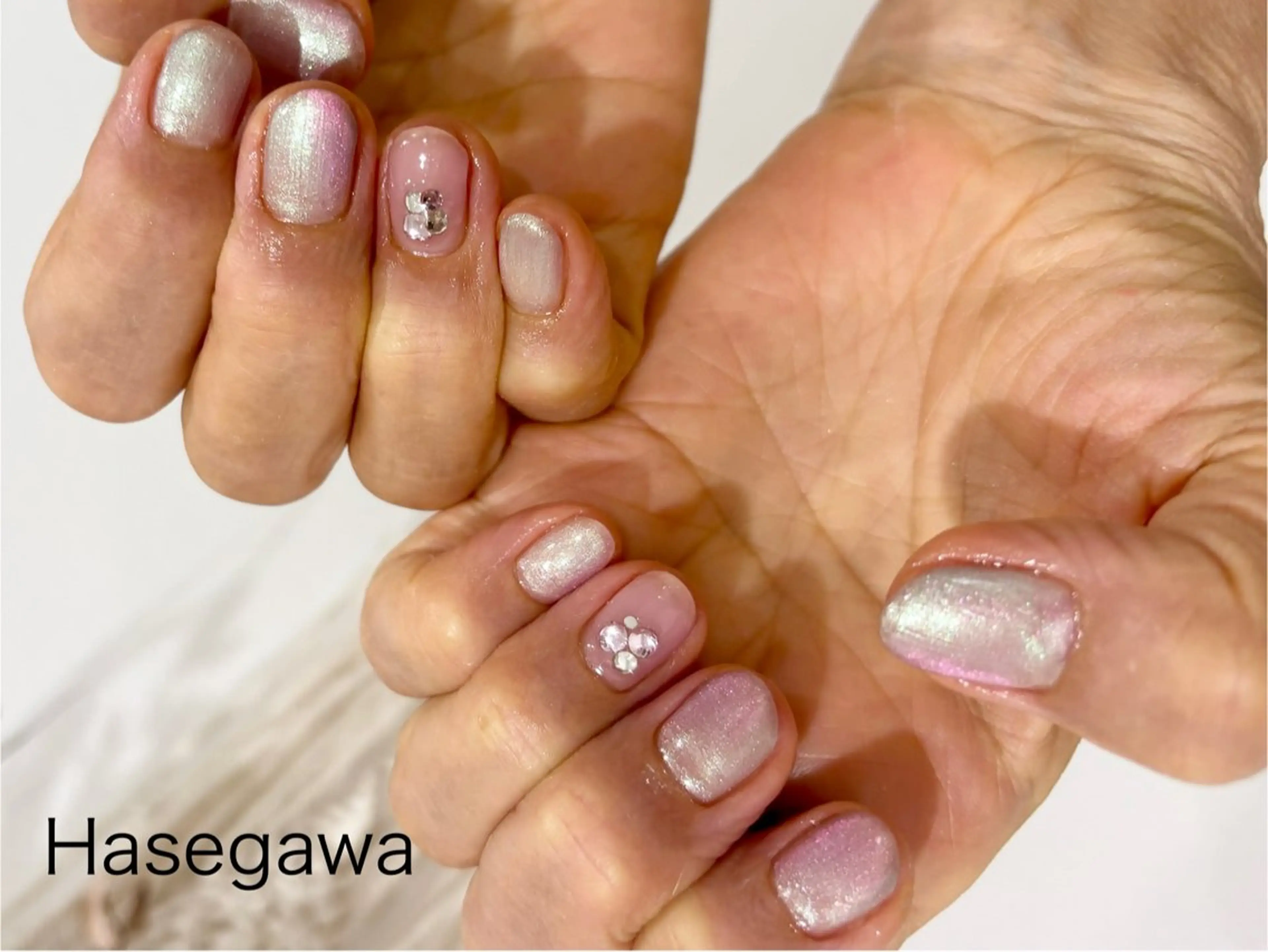 ネイル アートネイル マグネットネイル ストーンネイル ハンドネイル DROP所属・DROP 長谷川のネイルデザイン
