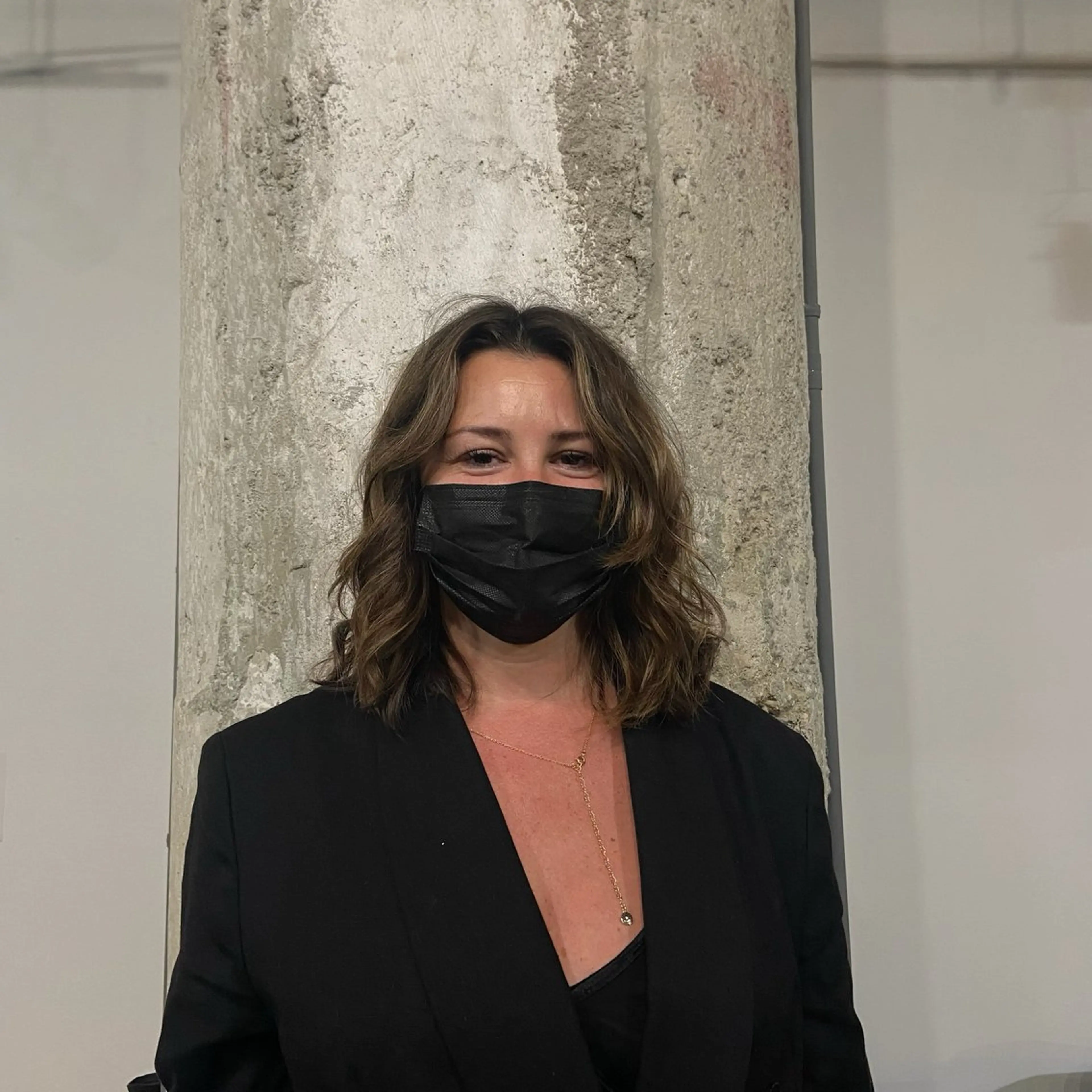 ミディアム カラー ヘアアレンジ 難波 千夏のヘアスタイル