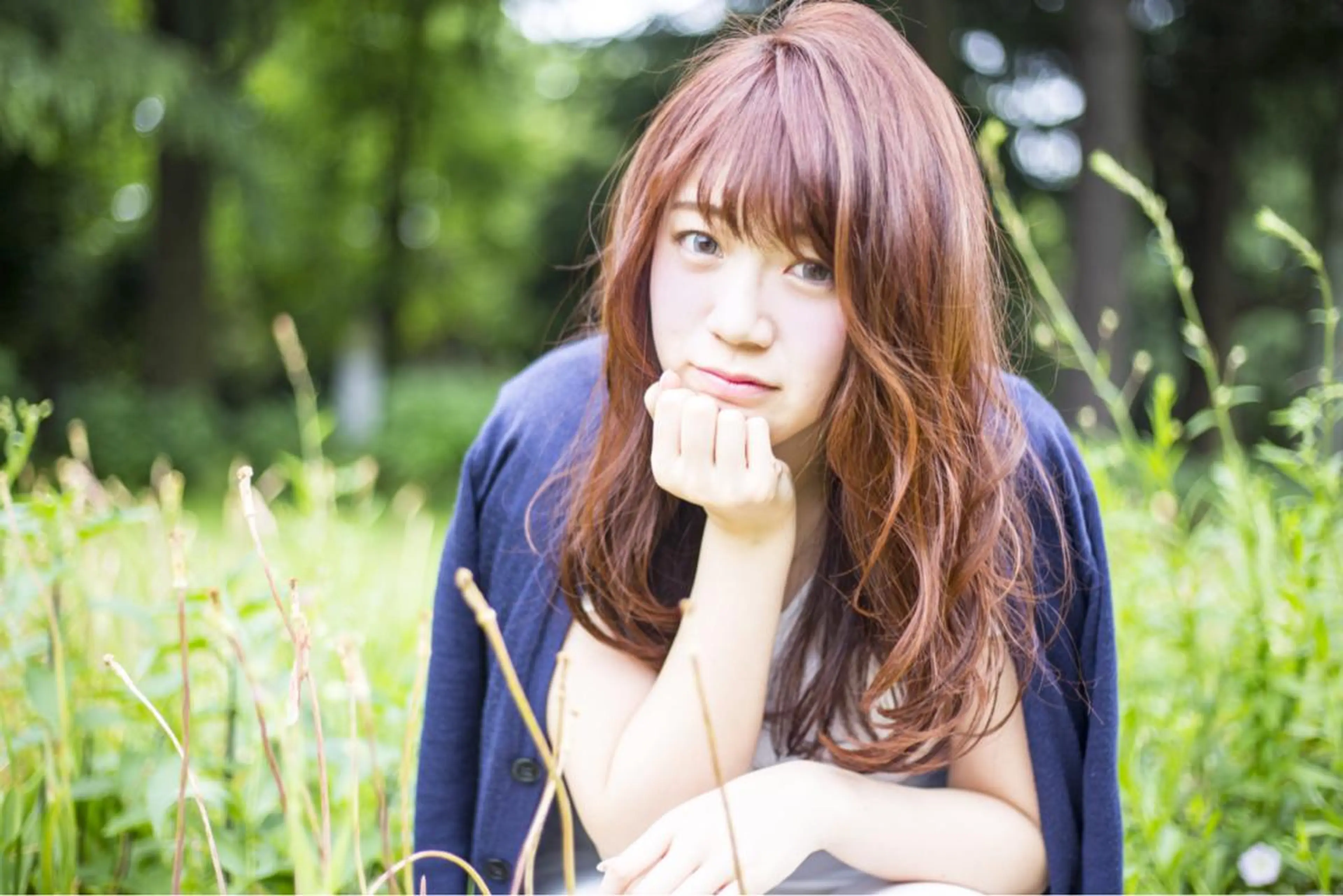 ミディアム セミロング ロング カラー Re:ta Hair 飯田淳平のヘアスタイル