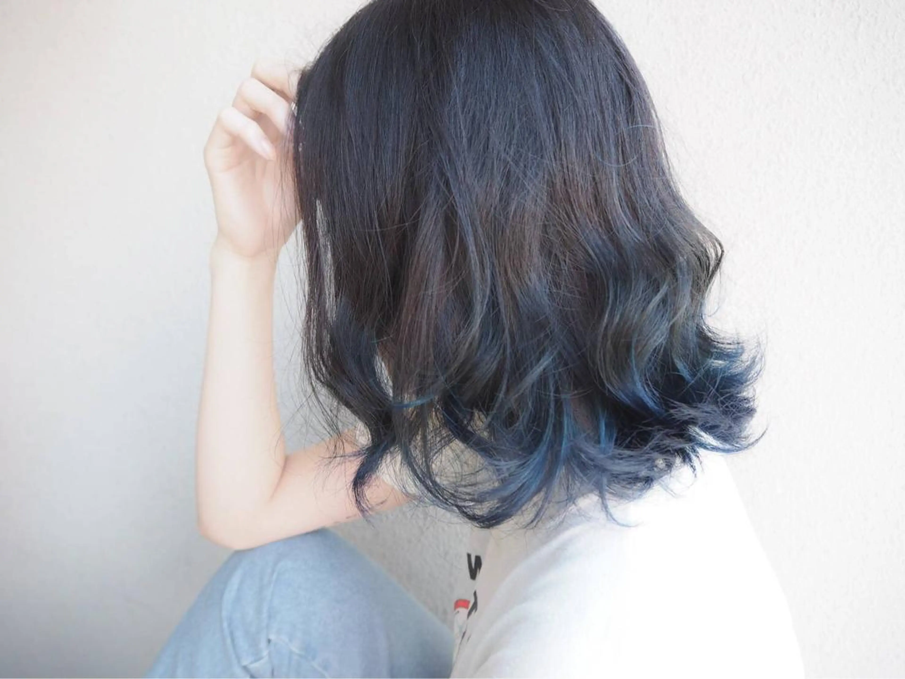ミディアム カラー SHE. hairdesignのヘアスタイル