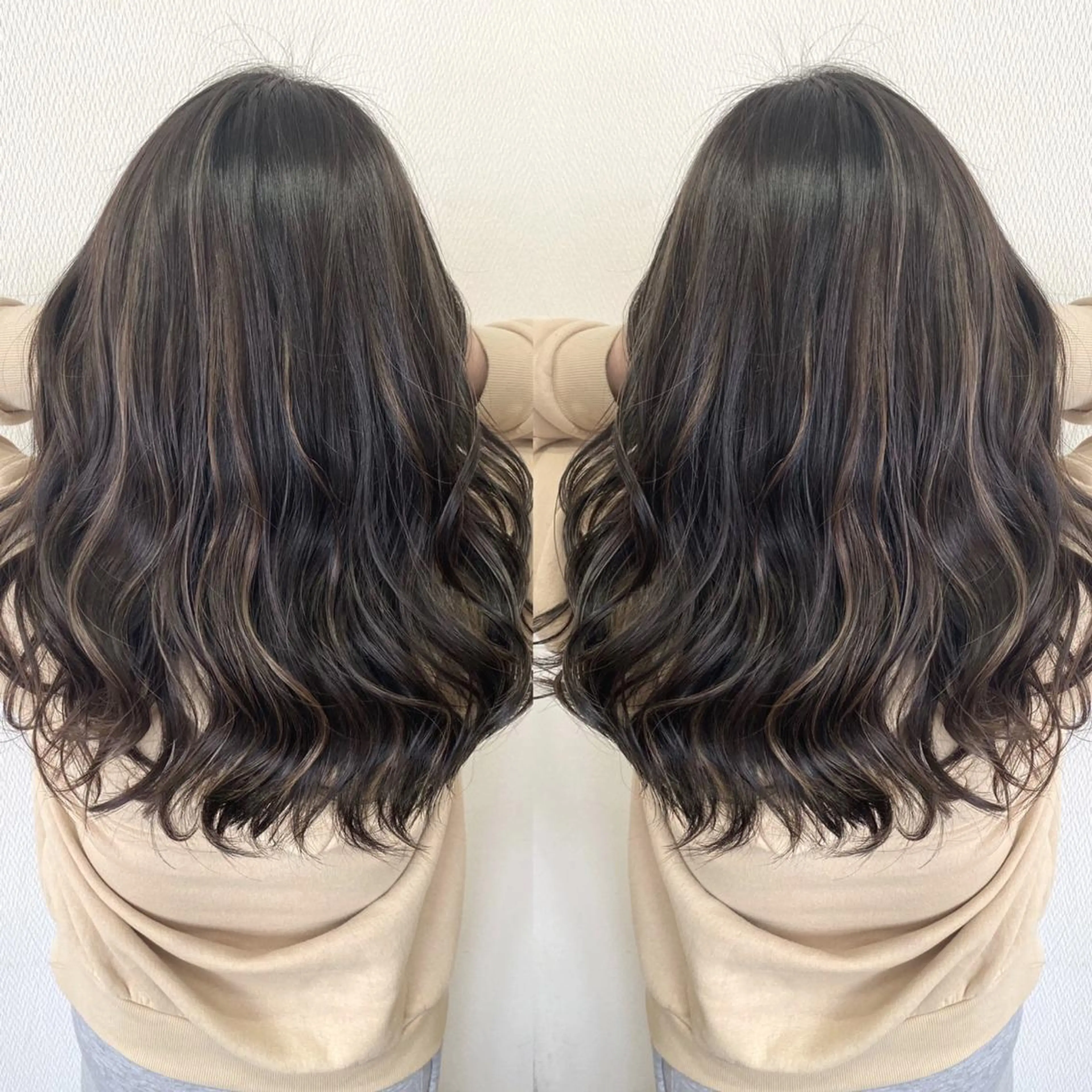 セミロング 山本 茉希のヘアスタイル