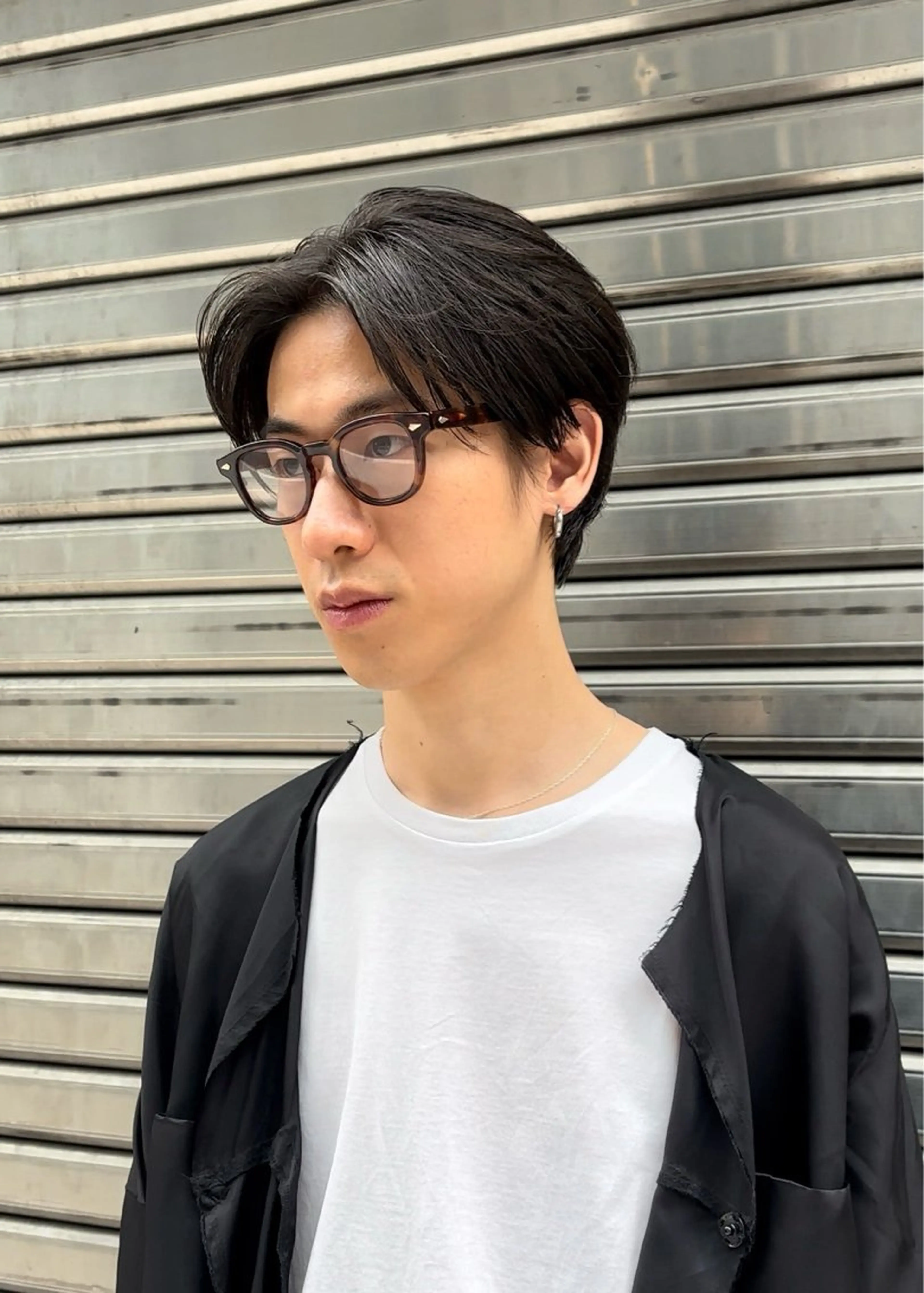 ミディアム 新宿/韓国メンズ RIKUパーマのヘアスタイル