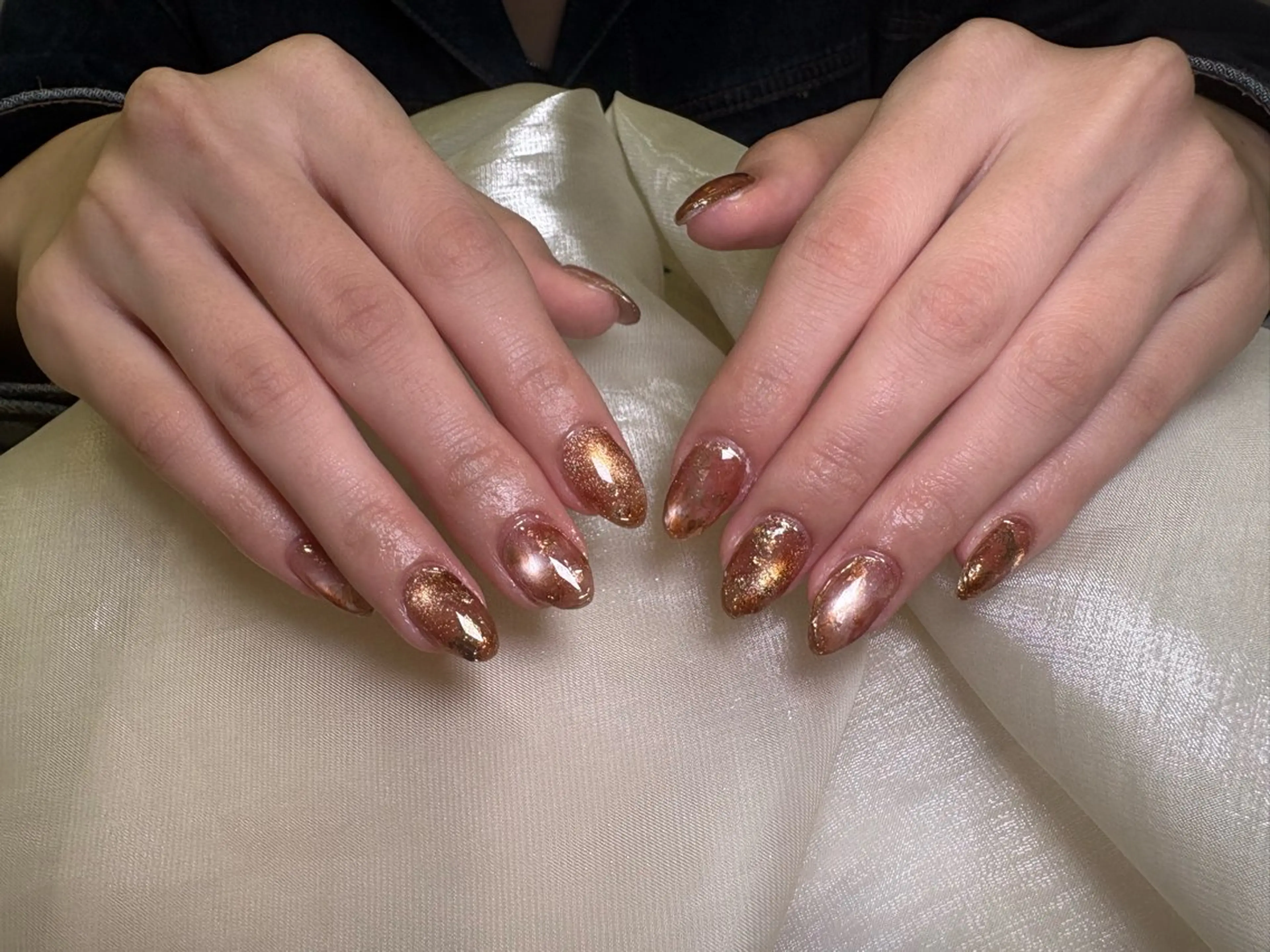 ［ハンド］🍇マーブルネイル🍇オフありの写真