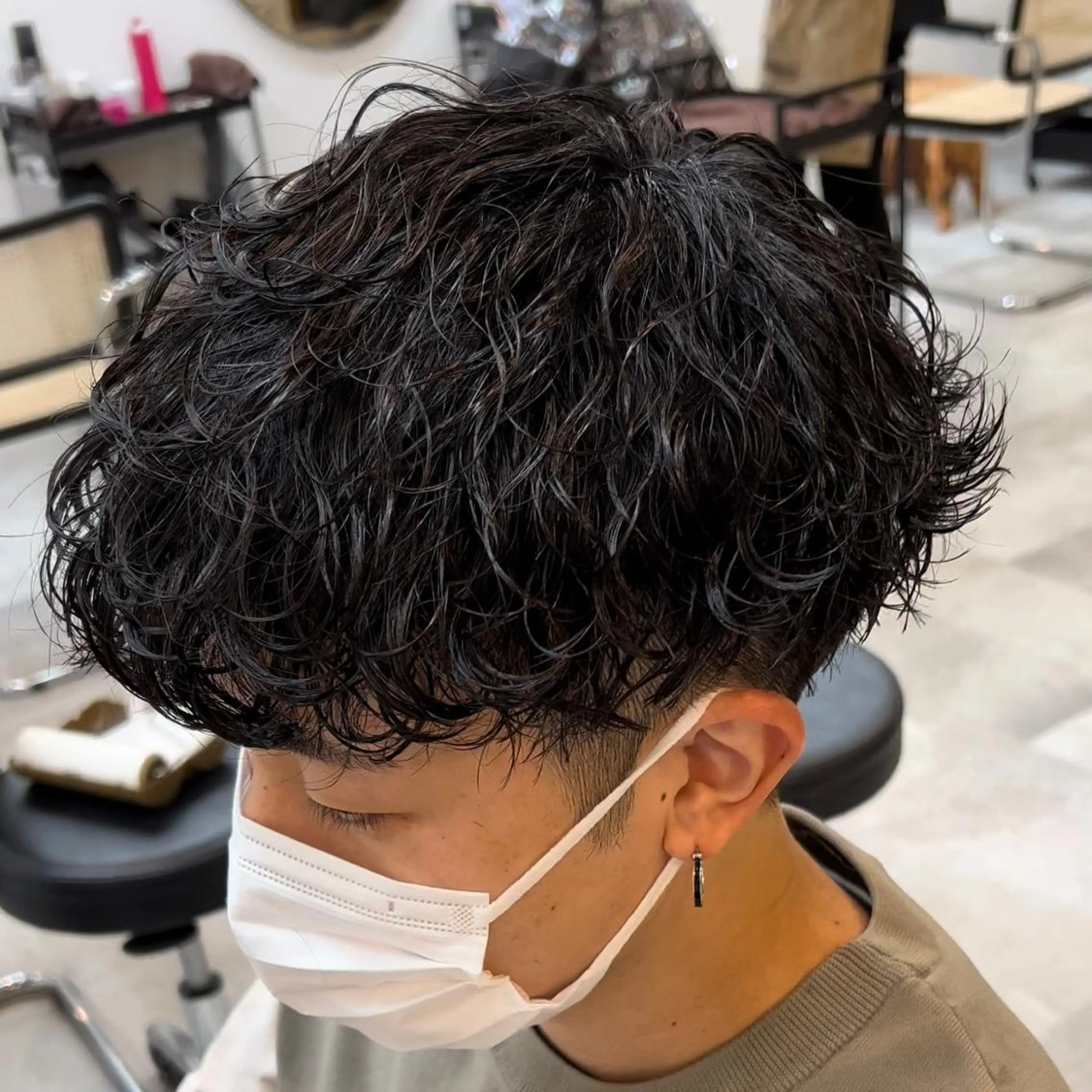 パーマ メンズ メンズパーマ 波巻きパーマ カット パーマ .Hallis所属・🔥メンズ特化🔥 永瀬椋のヘアスタイル