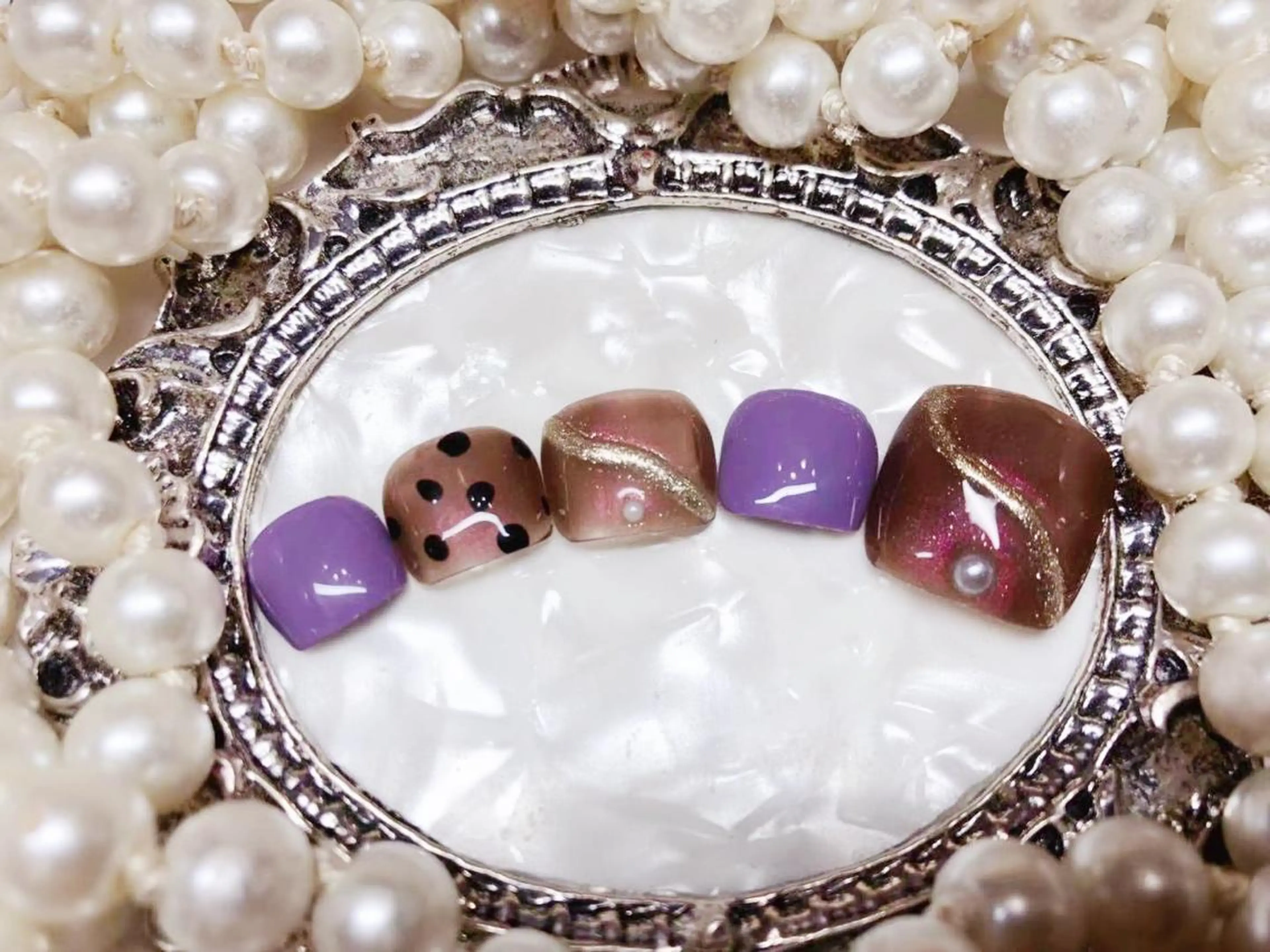 ネイル フットネイル マジックミラー所属・マジック ミラーのネイルデザイン