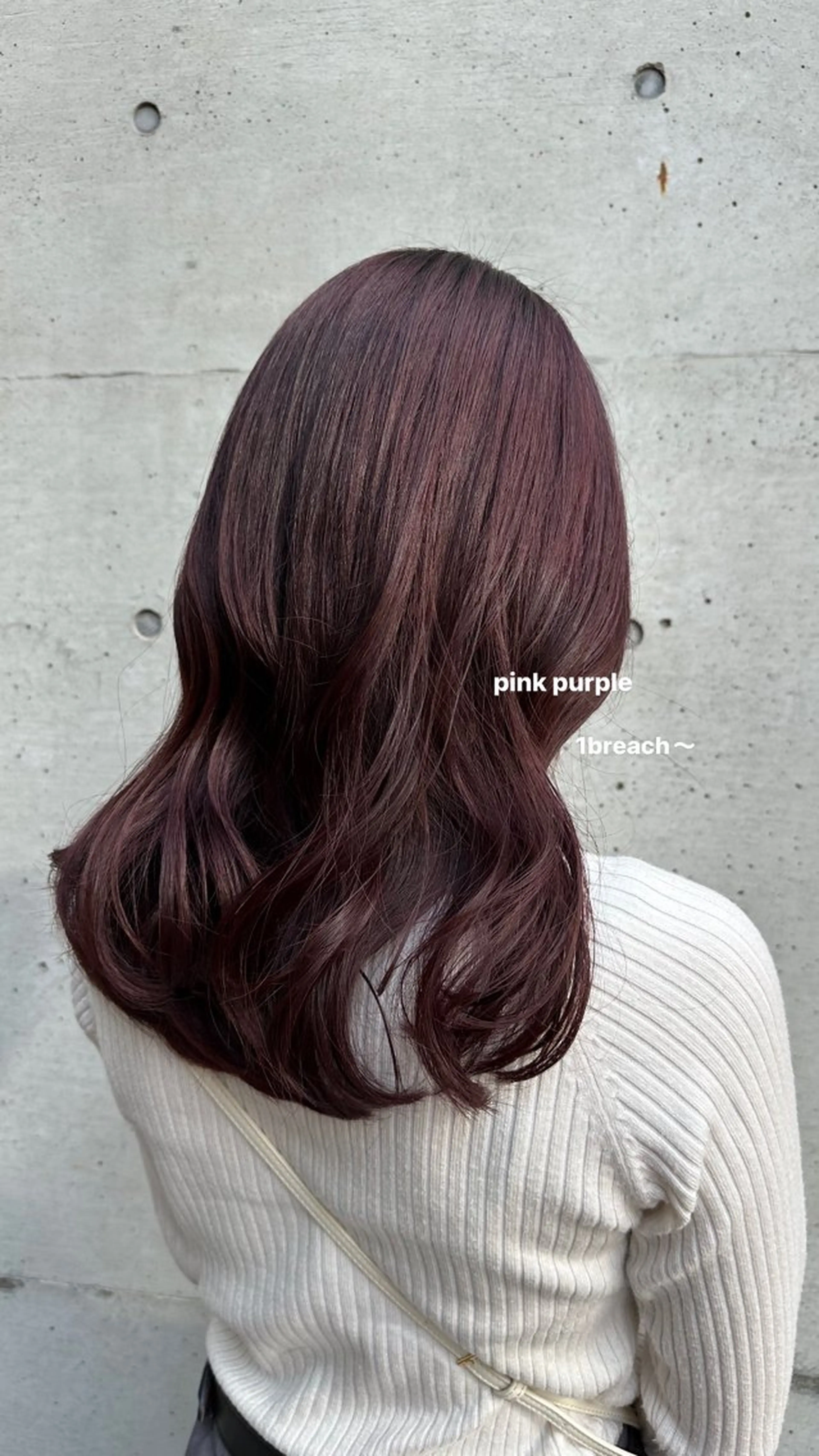 ミディアム カラー v-lab studio所属・韓国レイヤーカット/ 艶カラー/ noaのヘアスタイル