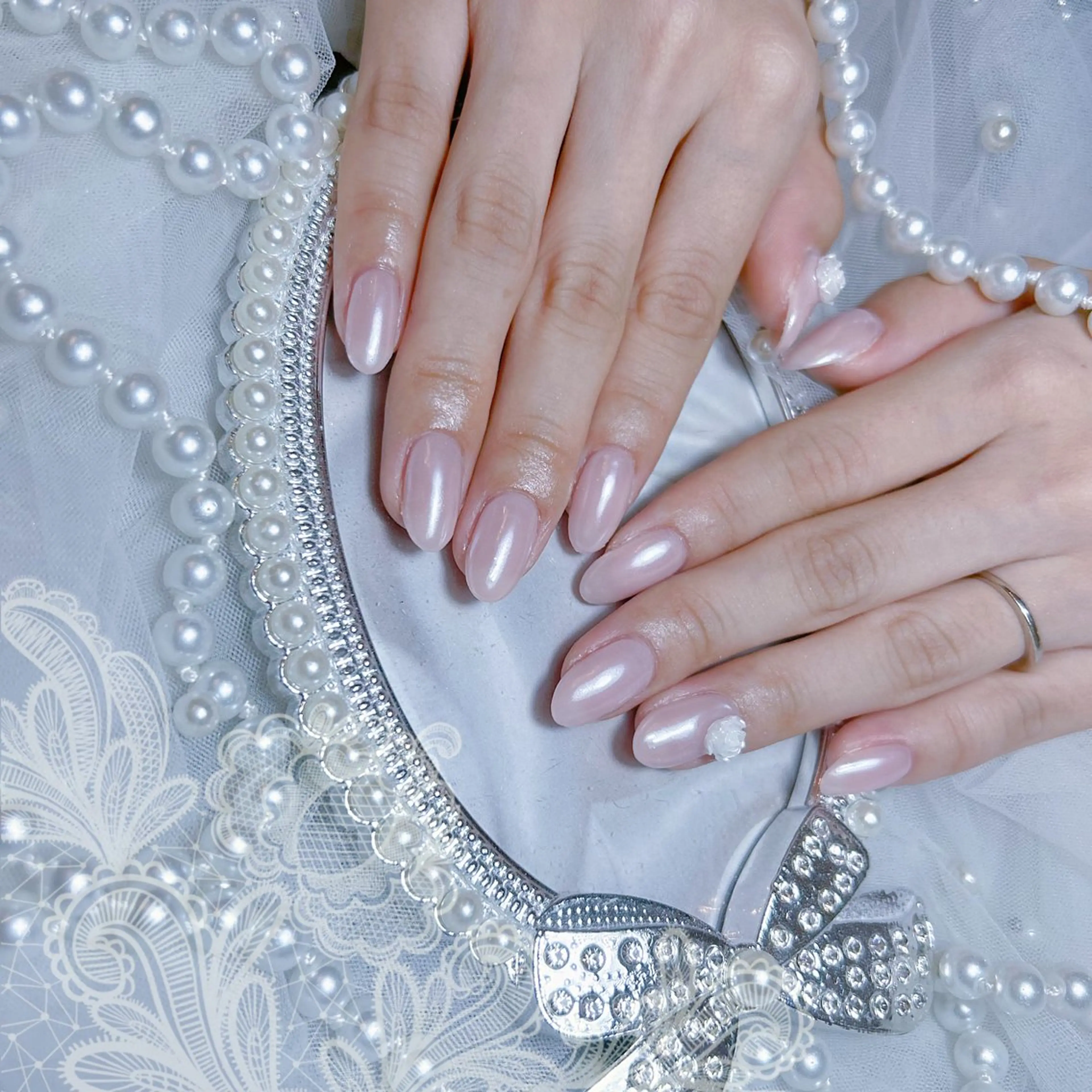 ネイル ハンドネイル Yudia🩵 Yuiのネイルデザイン