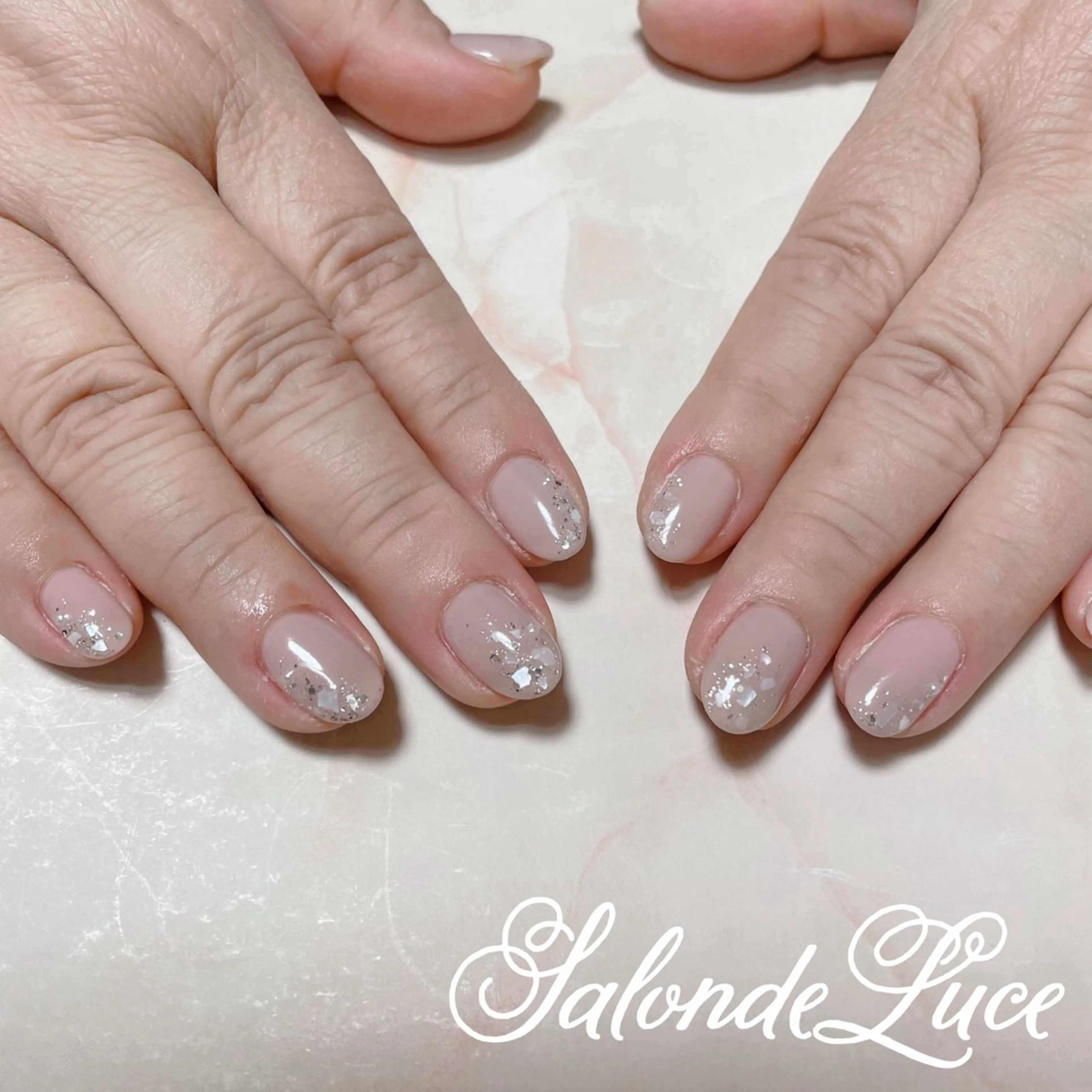 ネイル キラキラネイル Salon de Luceのネイルデザイン