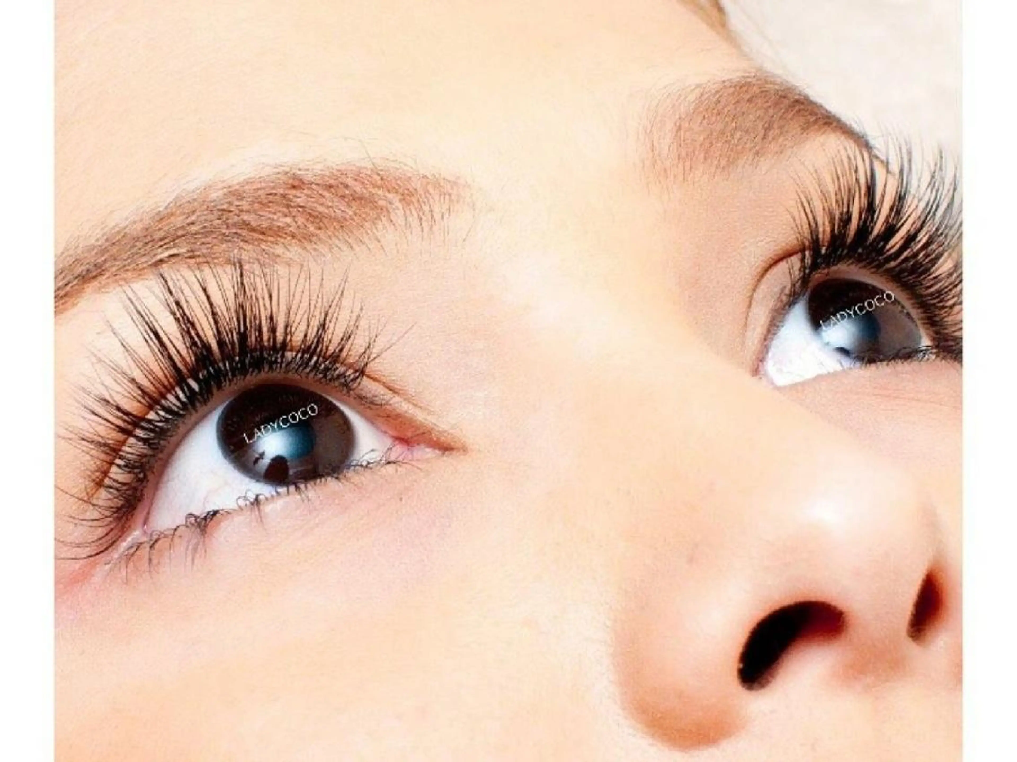 まつ毛カール+ブラックティントの写真