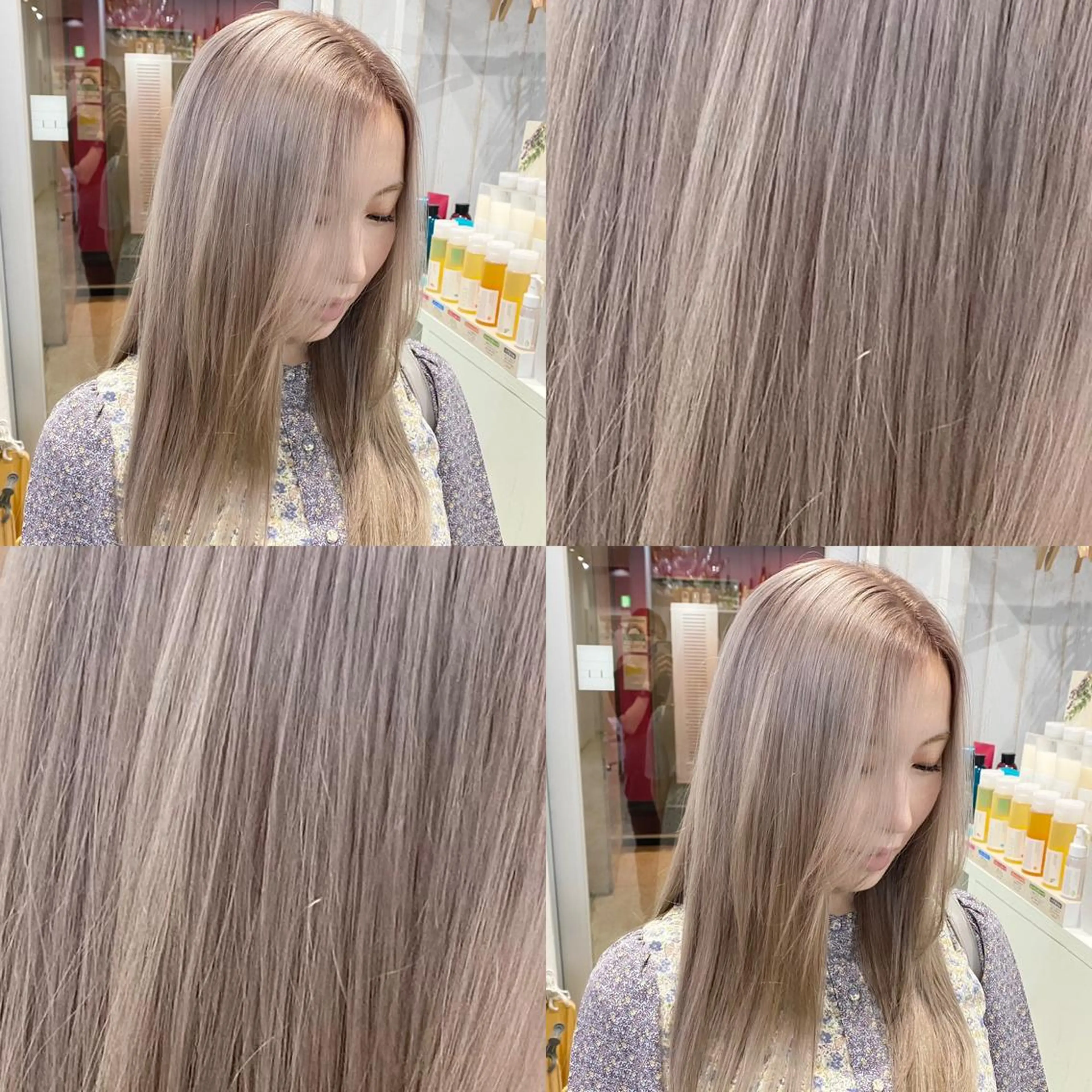 ロング カラー ハイトーン💫 エクステ💫maiのヘアスタイル