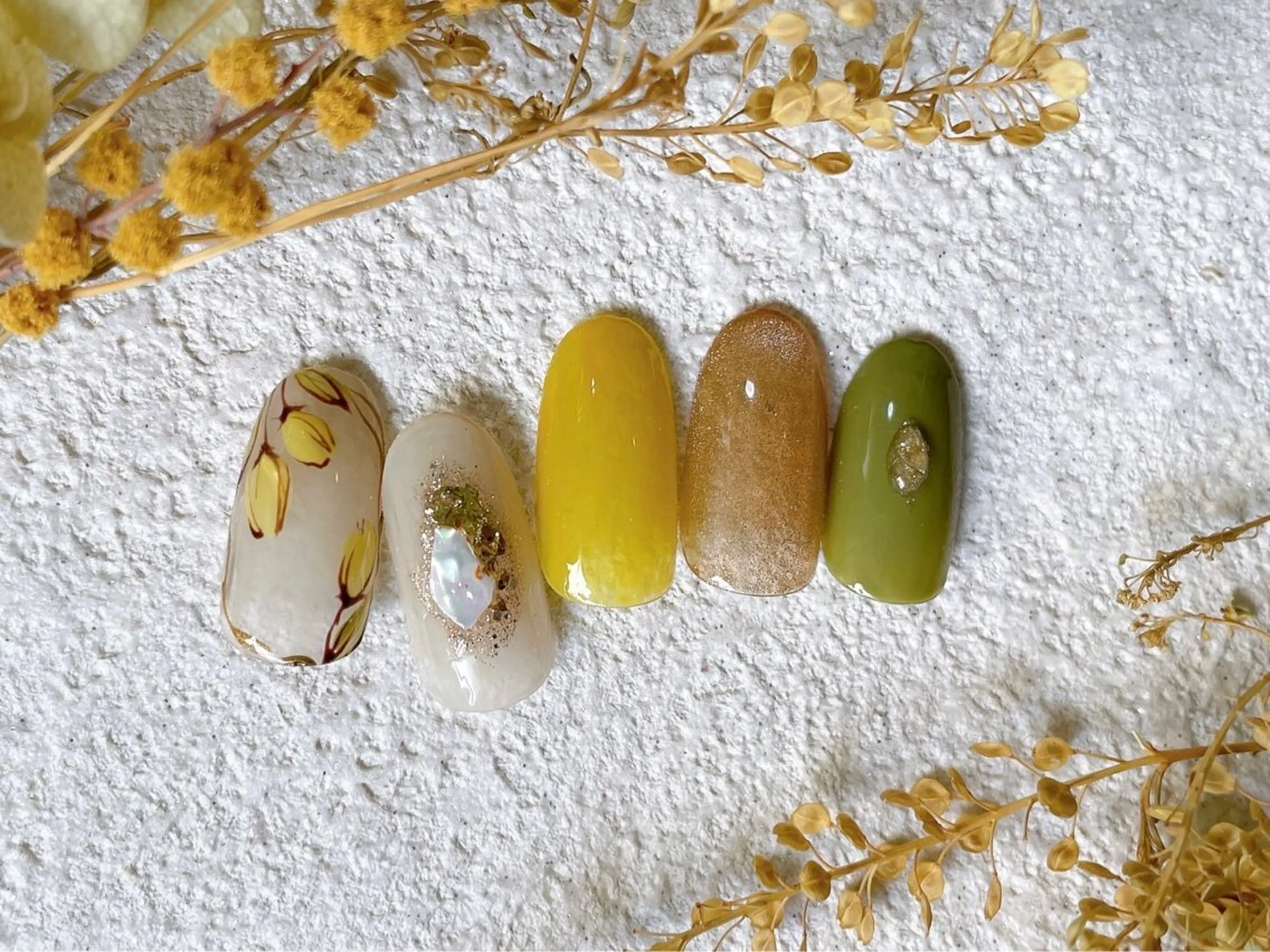 ネイル オーロラネイル フットネイル フレンチネイル ジェルネイル 韓国ネイル Mogu nail 二子玉川のネイルデザイン