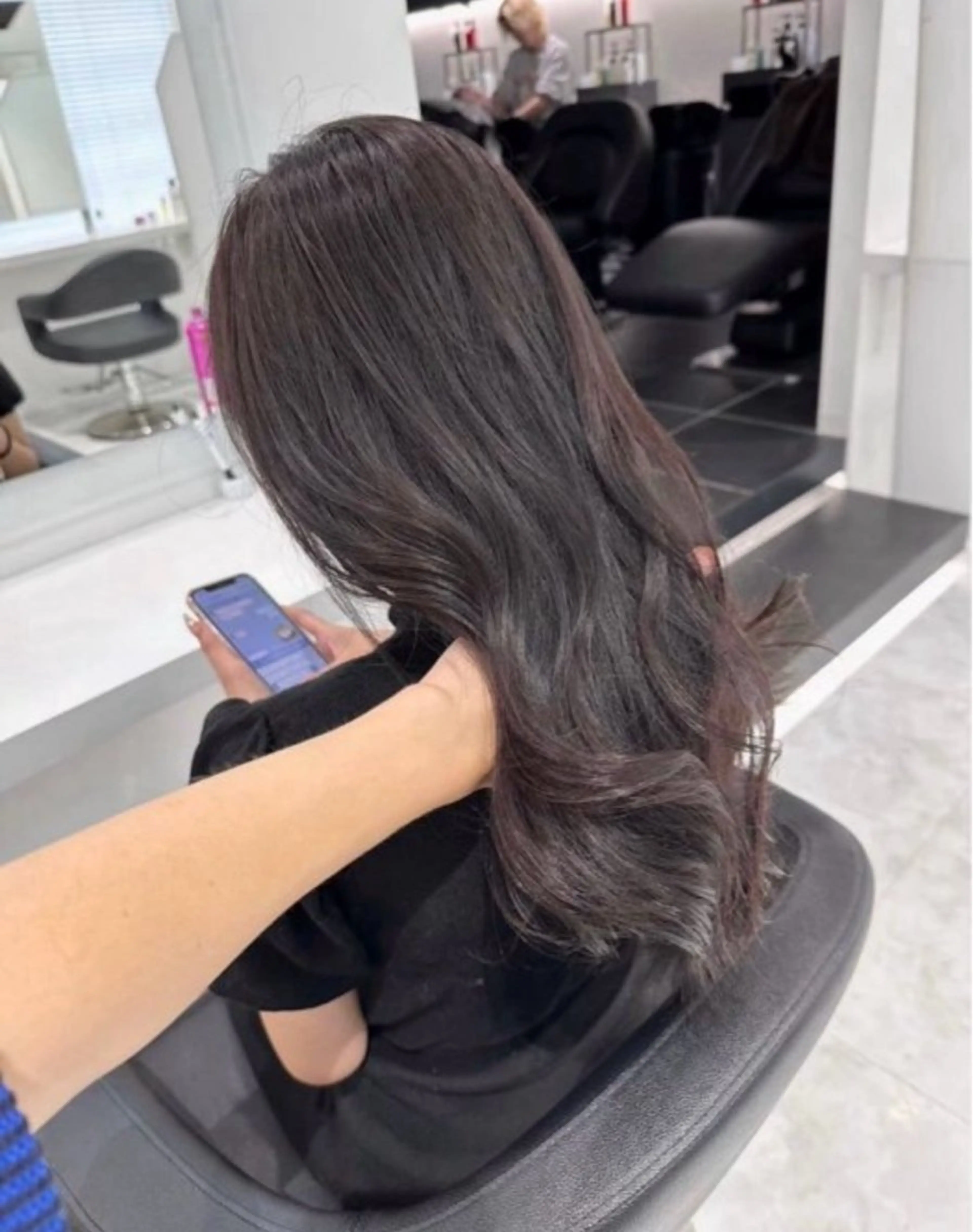 ロング ヘアカラー miku/ラベンダー 透明感カラー🪻❤︎のヘアスタイル