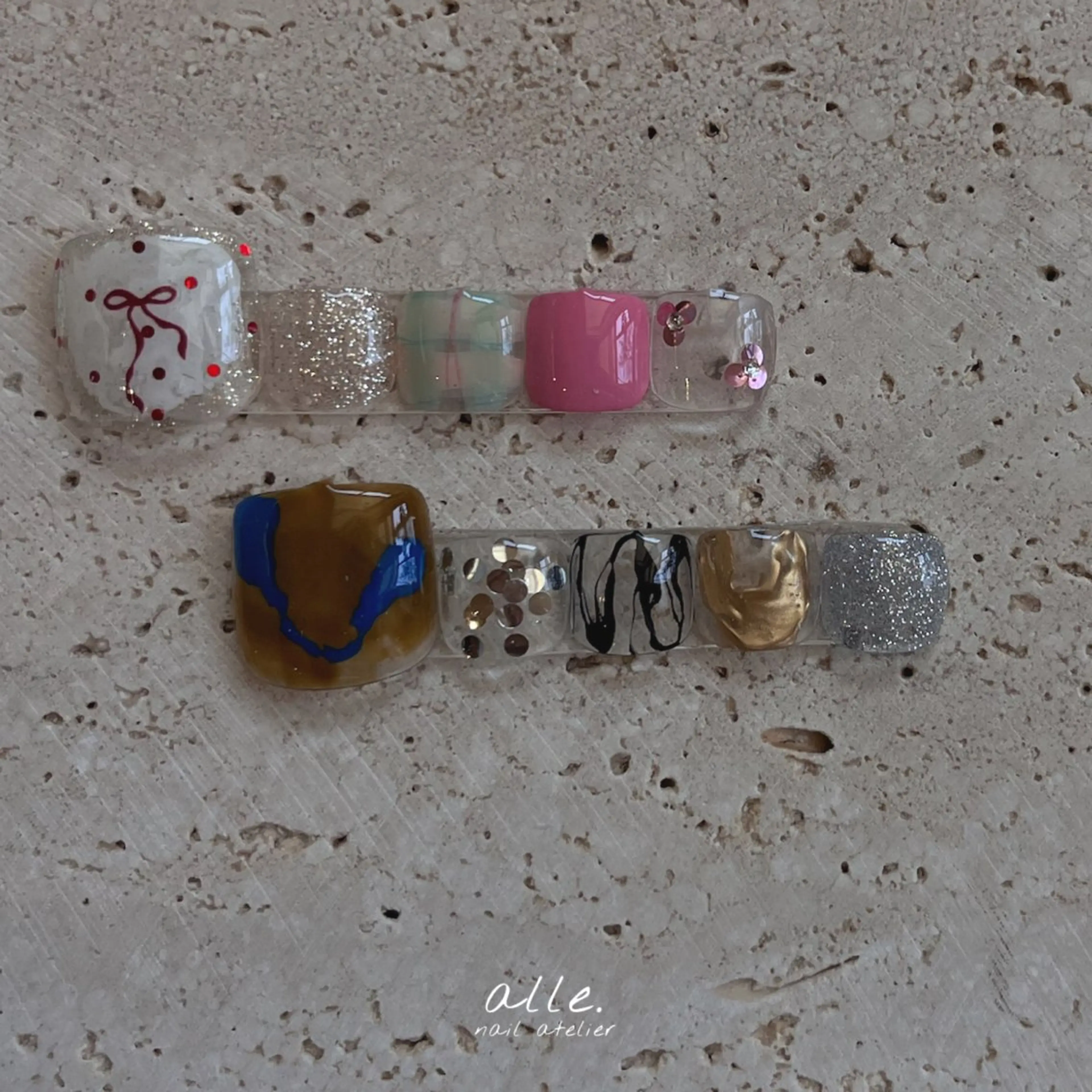 ネイル フットネイル atelier alle.のネイルデザイン