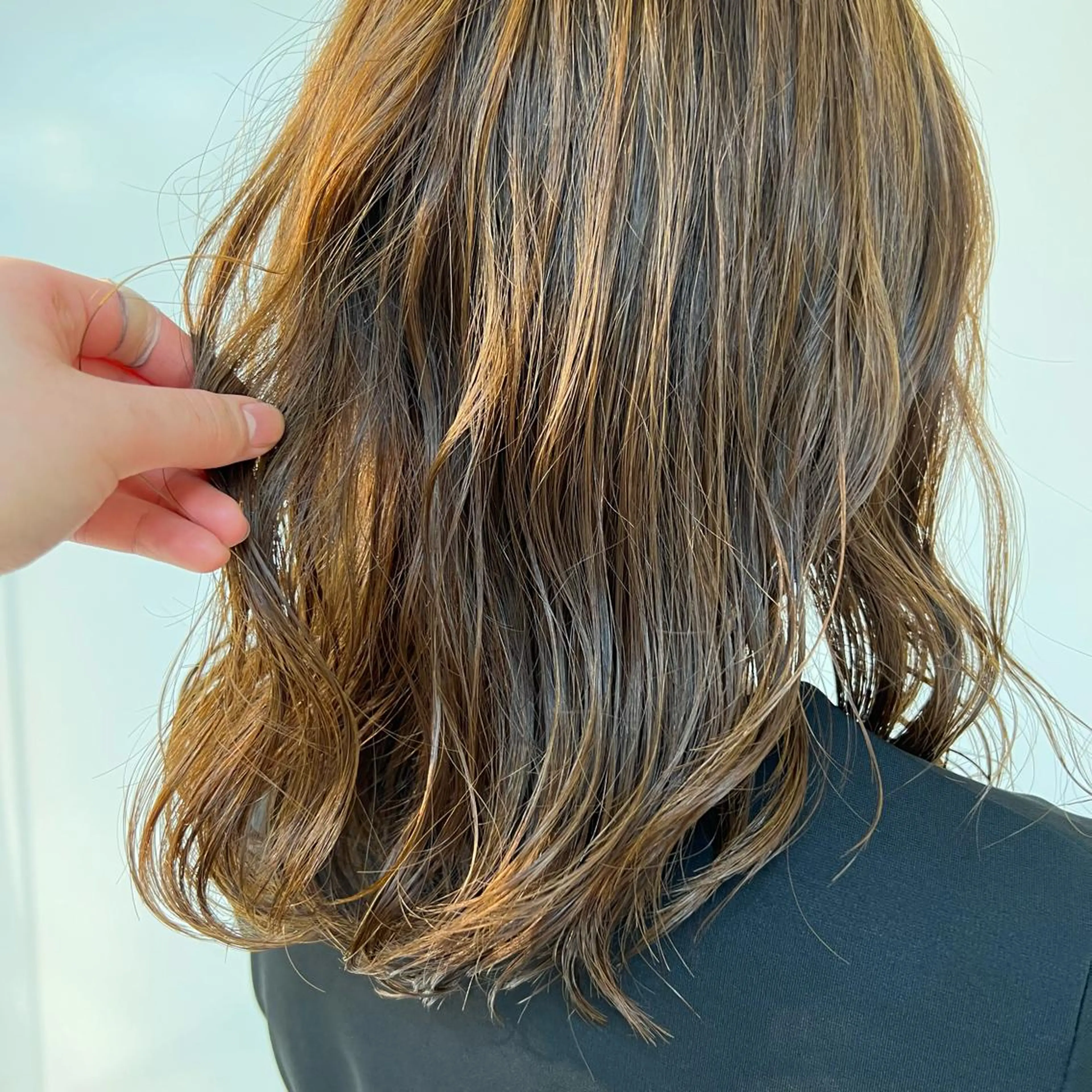 ミディアム パーマ ミディアムパーマ デジタルパーマ ✨ショート・ボブ✨ 🌿‬宮脇 彩華🌿のヘアスタイル