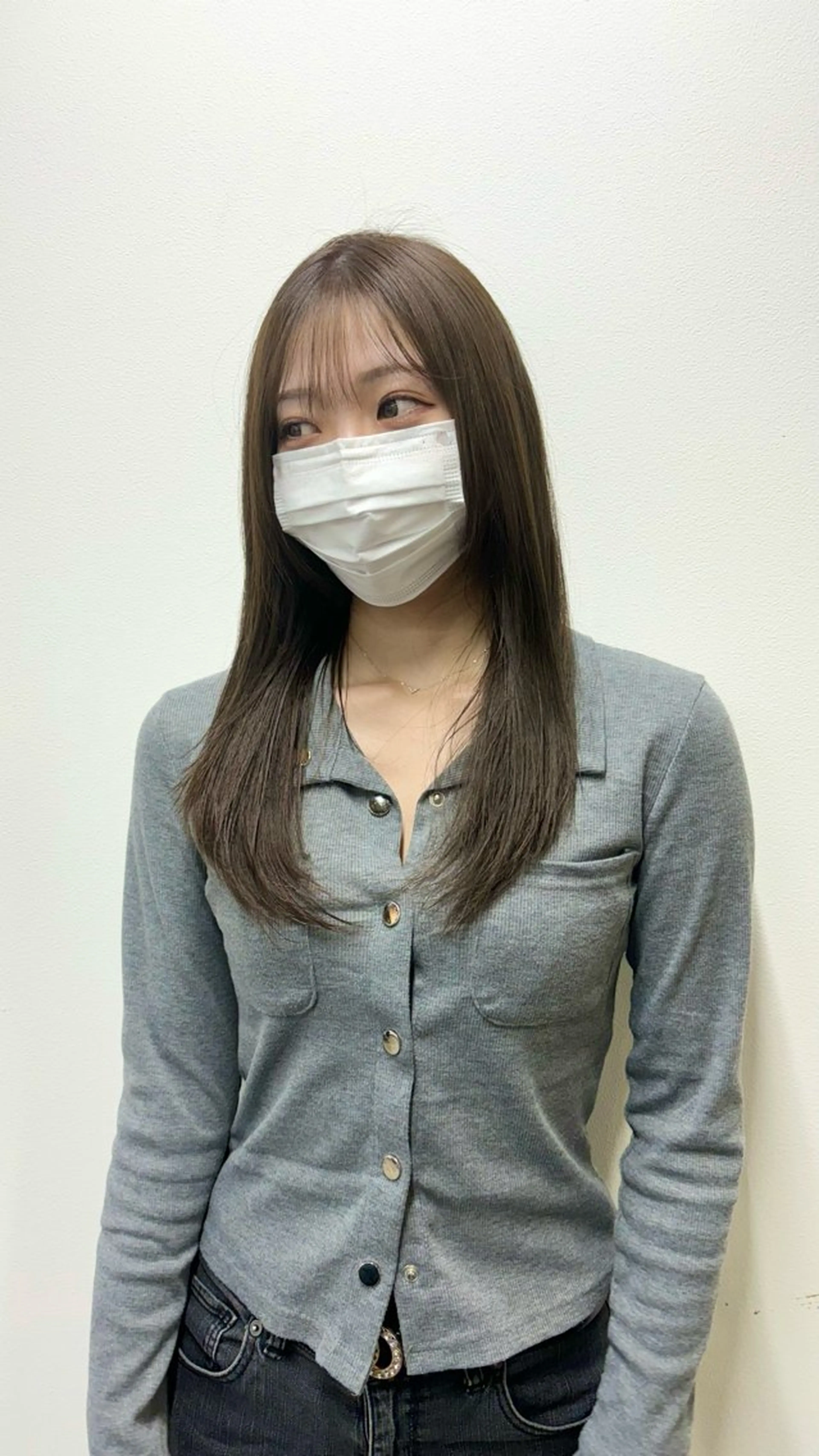 セミロング 韓国風ヘア ボブ/透明感カラー 🇰🇷Ryotaのヘアスタイル