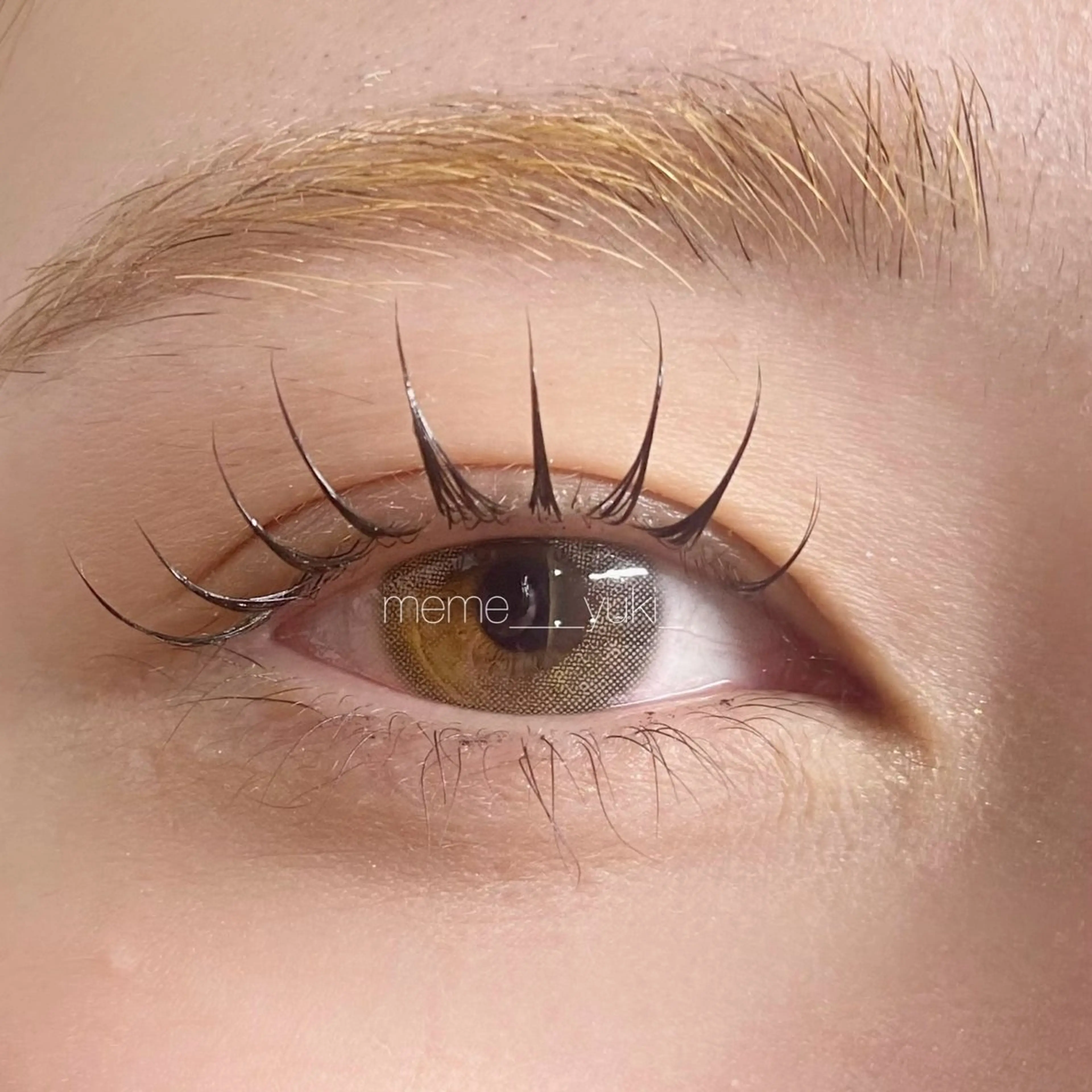 マツエク・マツパ マツパ meme神戸三宮 yuki.のマツエク・マツパデザイン