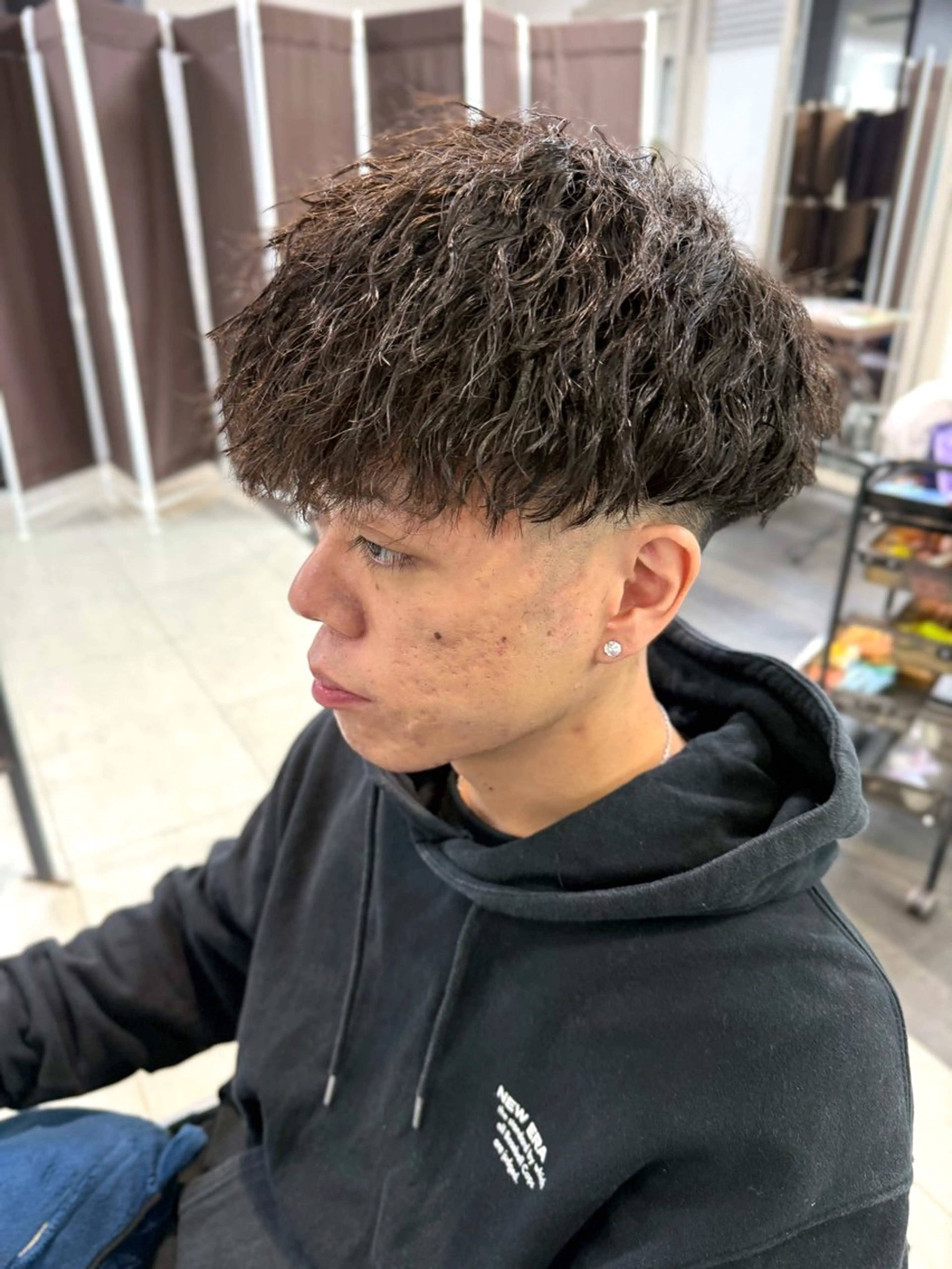 ショート パーマ メンズ カット パーマ メンズパーマの達人 /タカシマ　ダイスケのヘアスタイル