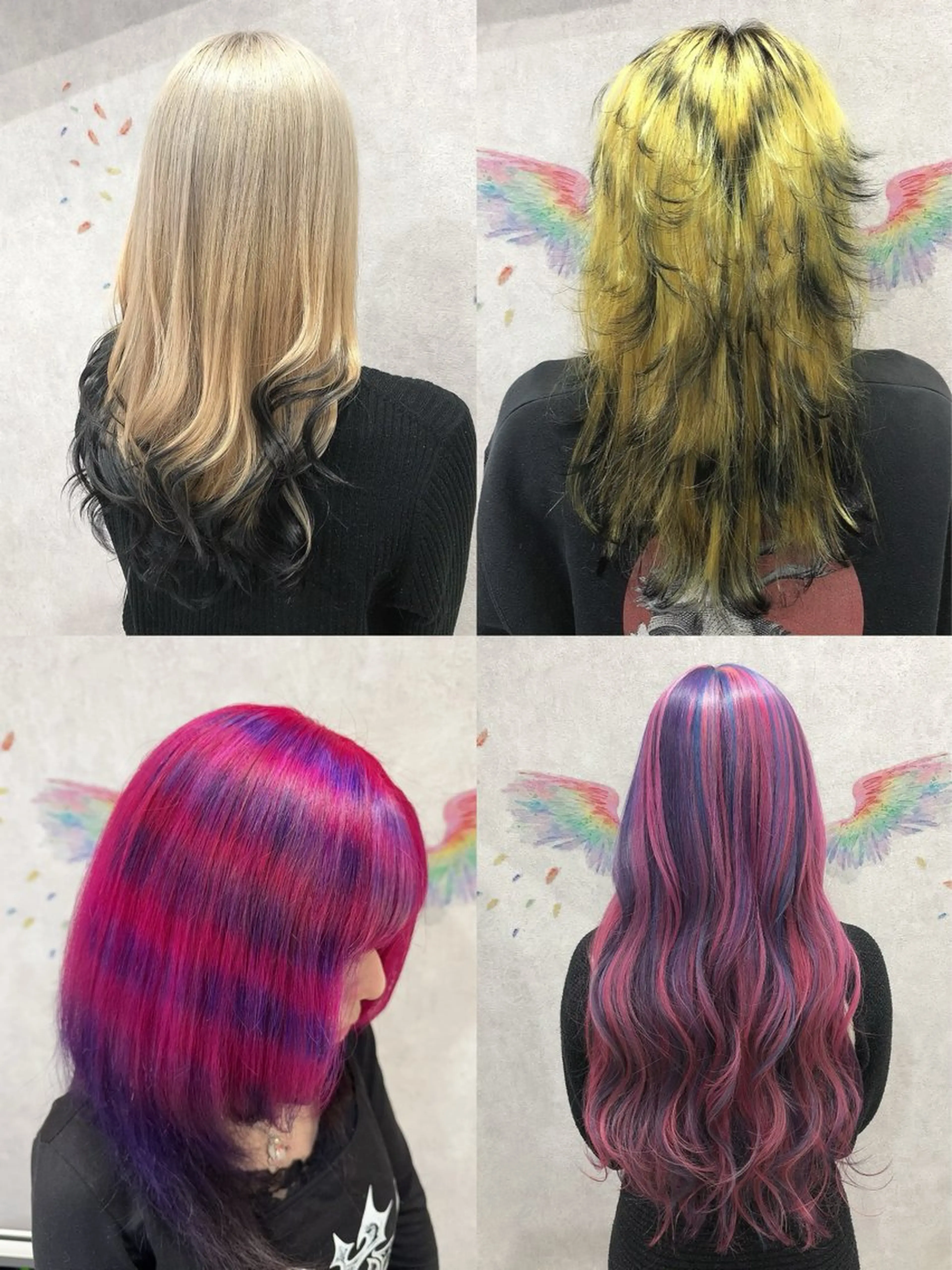 ロング カラー デザインカラー 韓国ヘアー🦄ྀི オタク美容師🌈山本のヘアスタイル