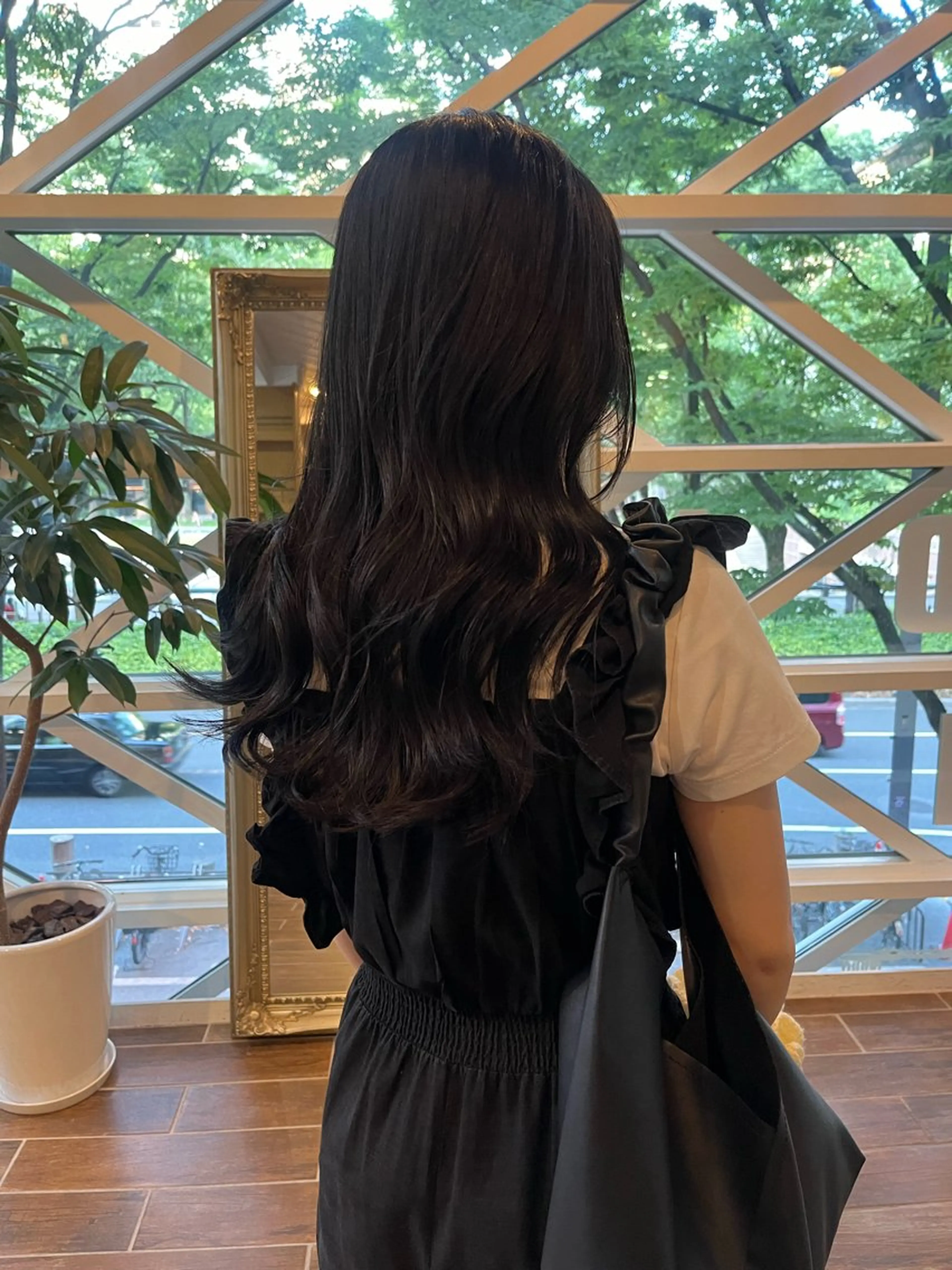 ロング カラー ヘアカラー 松野 心音のヘアスタイル