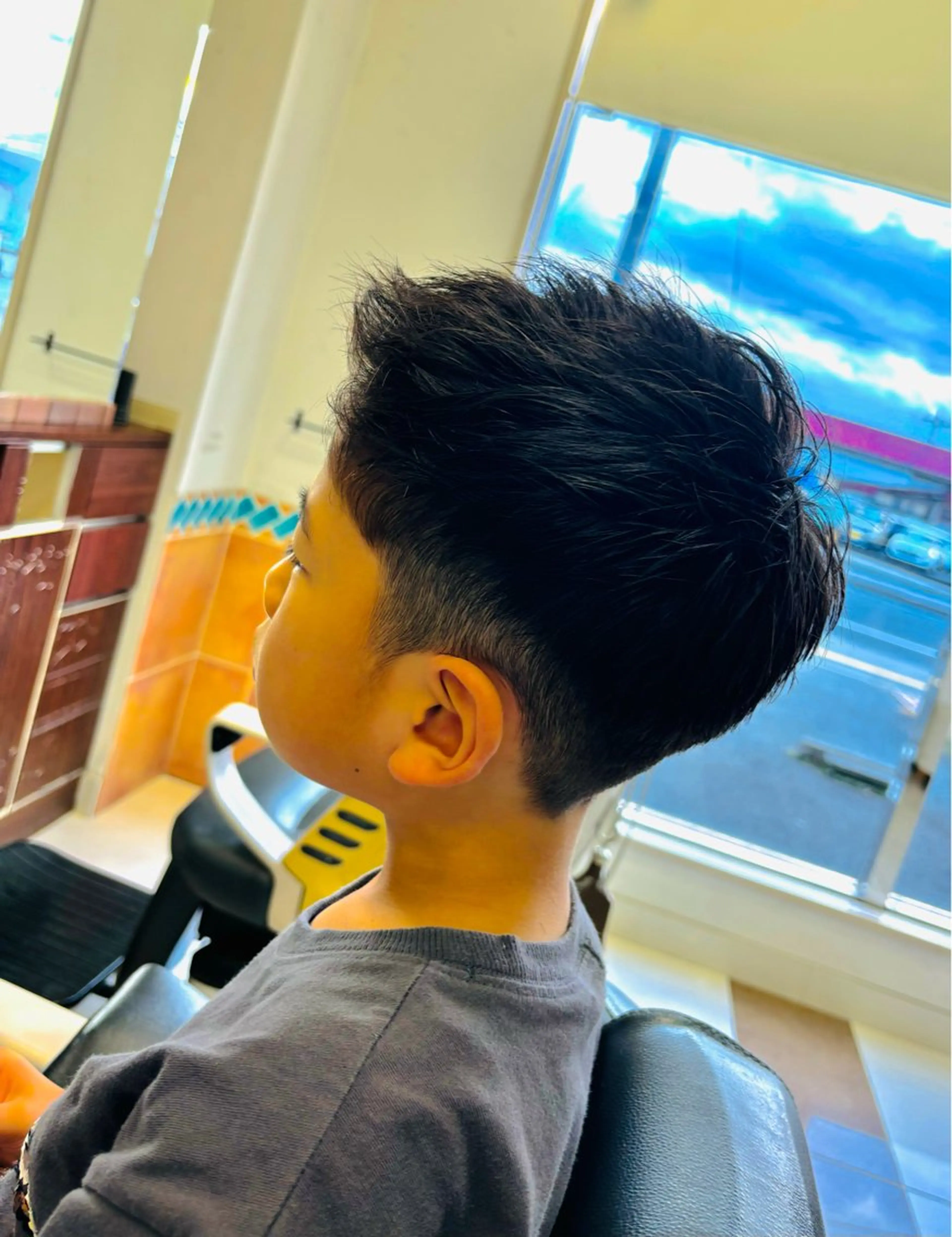 men'sカットの写真