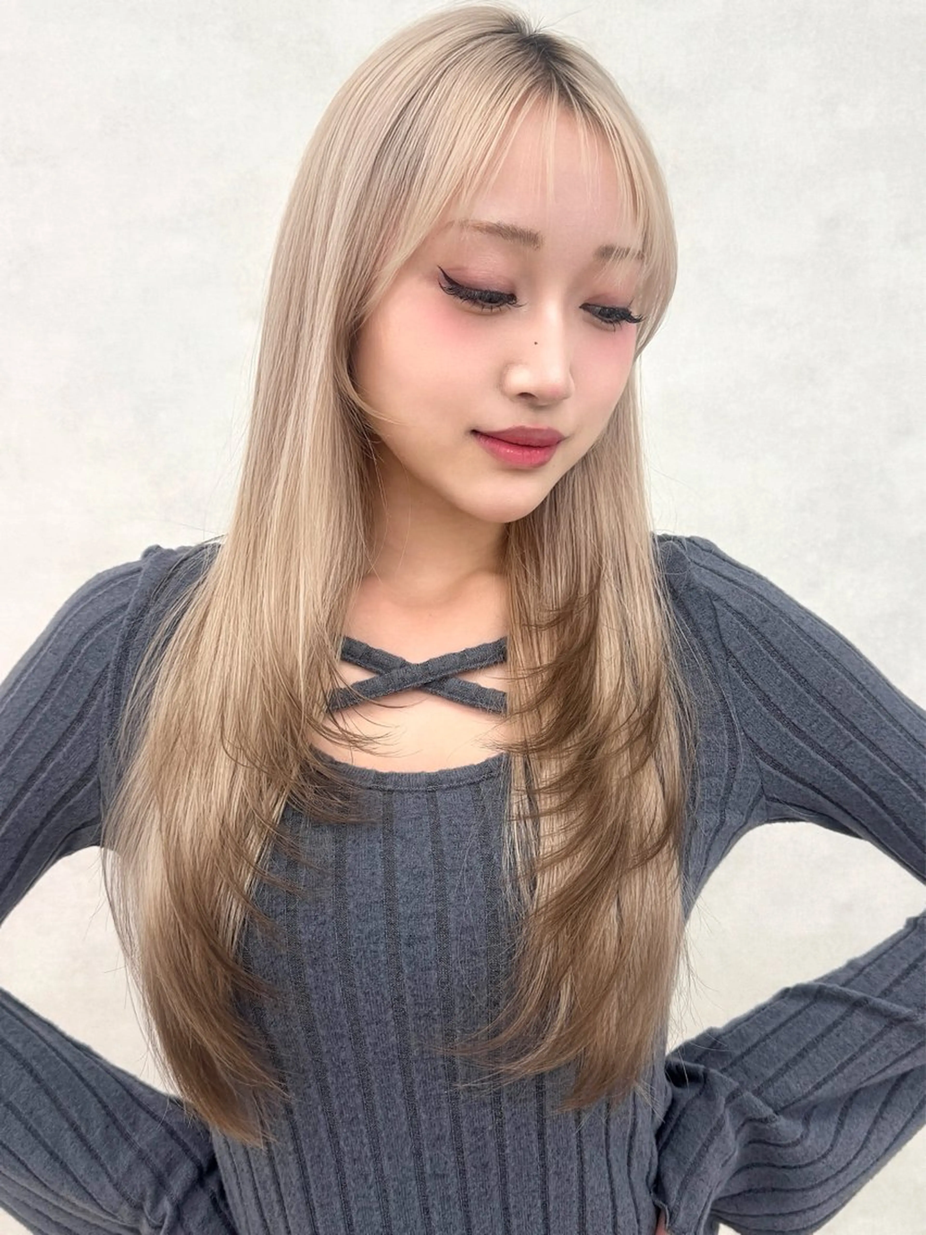 【ロングレイヤーカットモデル様 夜限定クーポン🐰🌕】✂️カット＋シャンプー🫧の写真