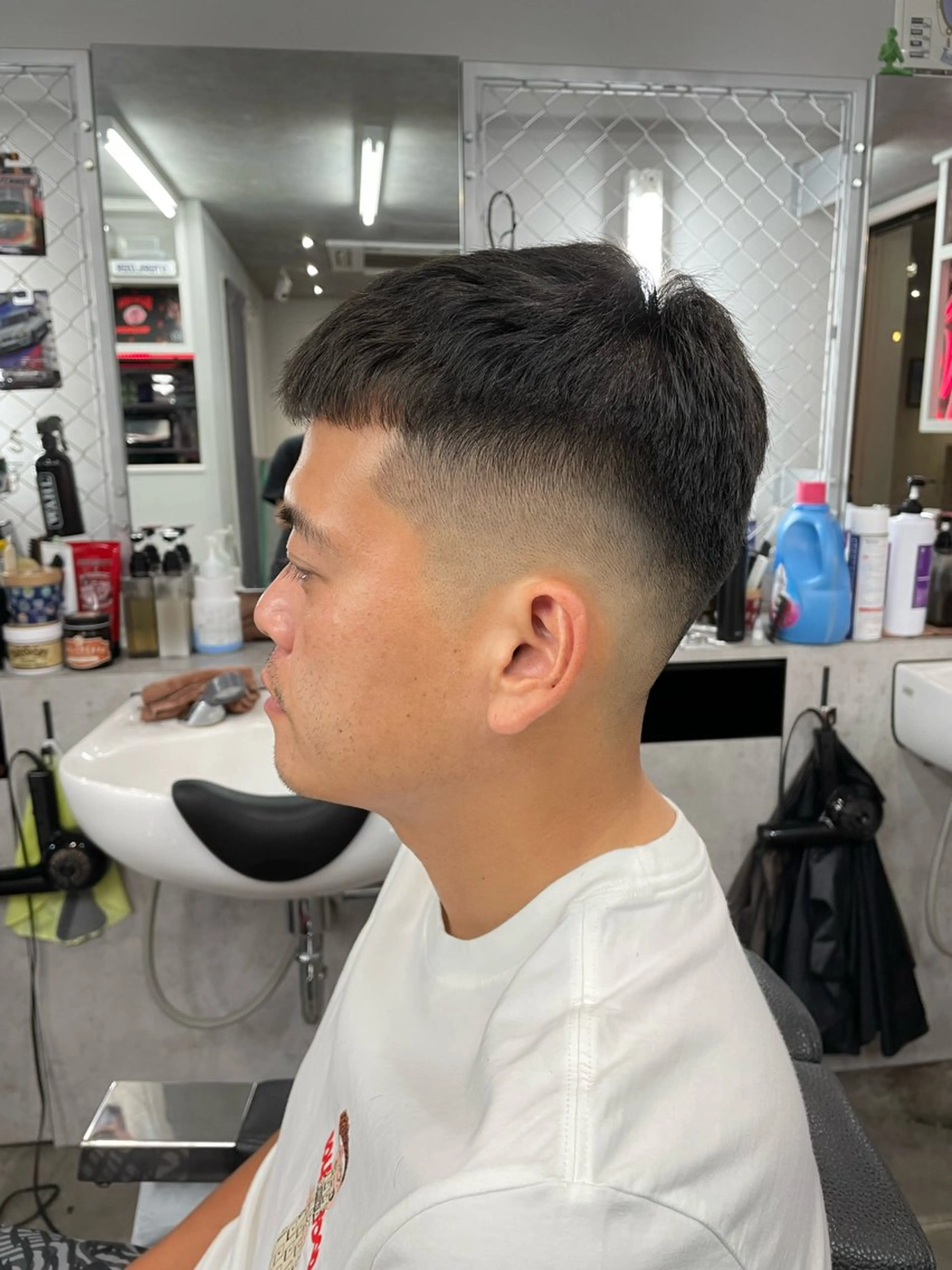 ショート メンズ FADE&LINE登戸店所属・🔥メンズ専門 美容師🔥 柳澤陵心のヘアスタイル