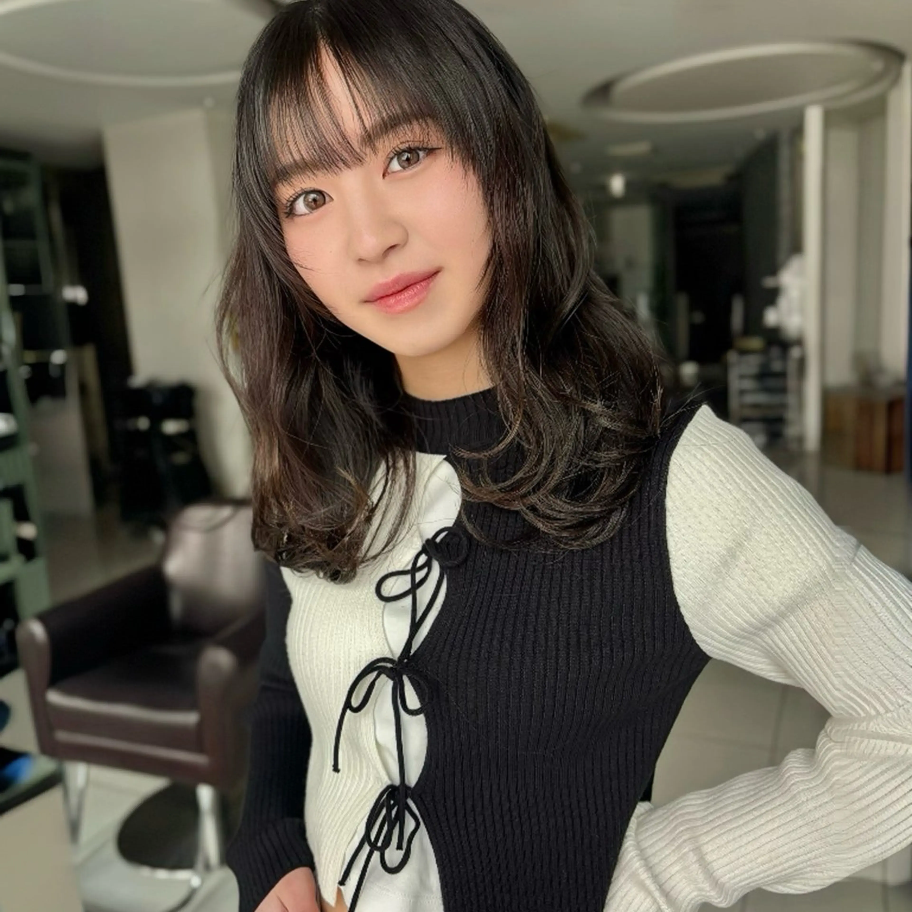 ミディアム ハッシュカット/四条 烏丸/寺本弘樹のヘアスタイル