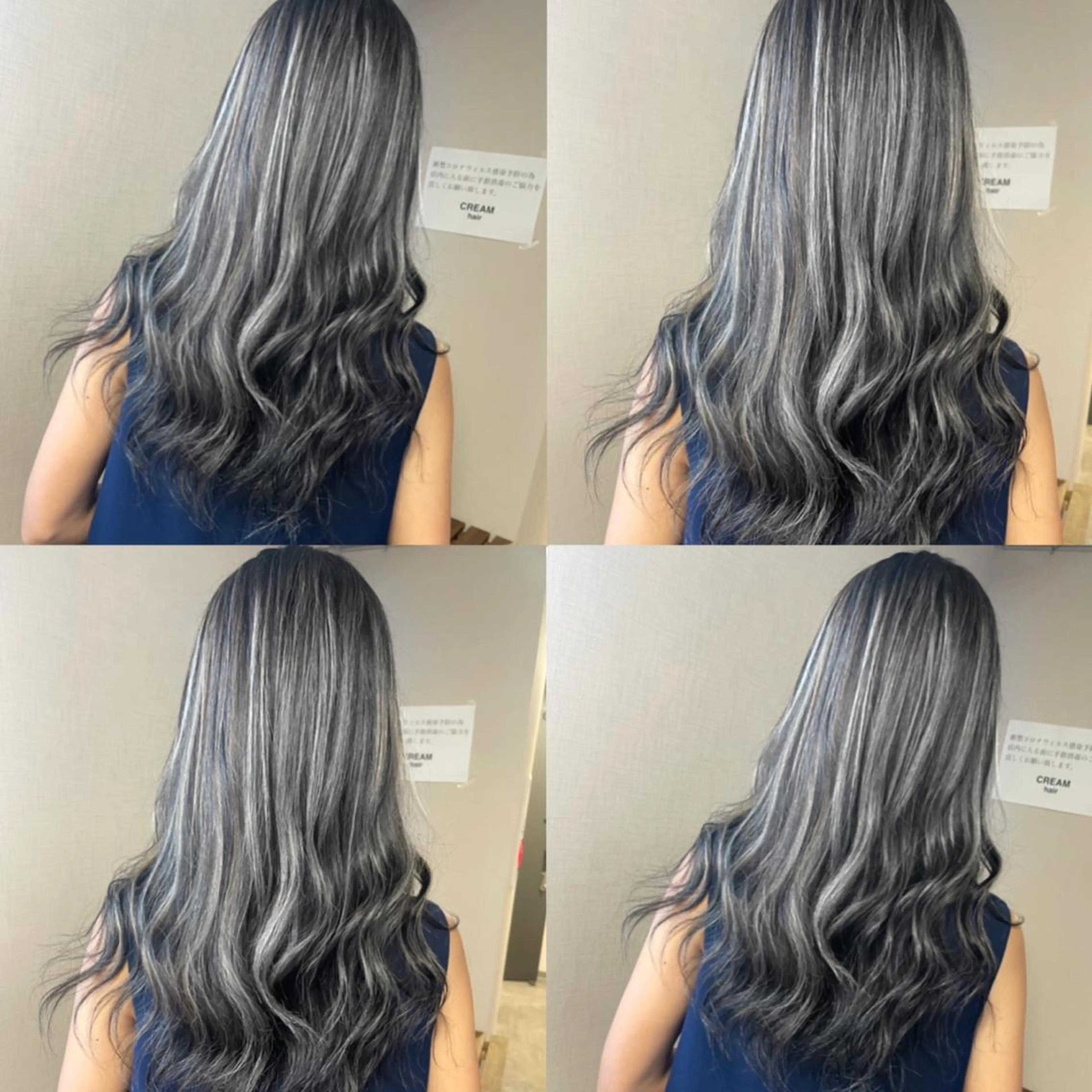 ロング カラー ヘアアレンジ ハイライトカラー ハイライト ヘアカラー 松井那津子 /ハイライトブリーチのヘアスタイル