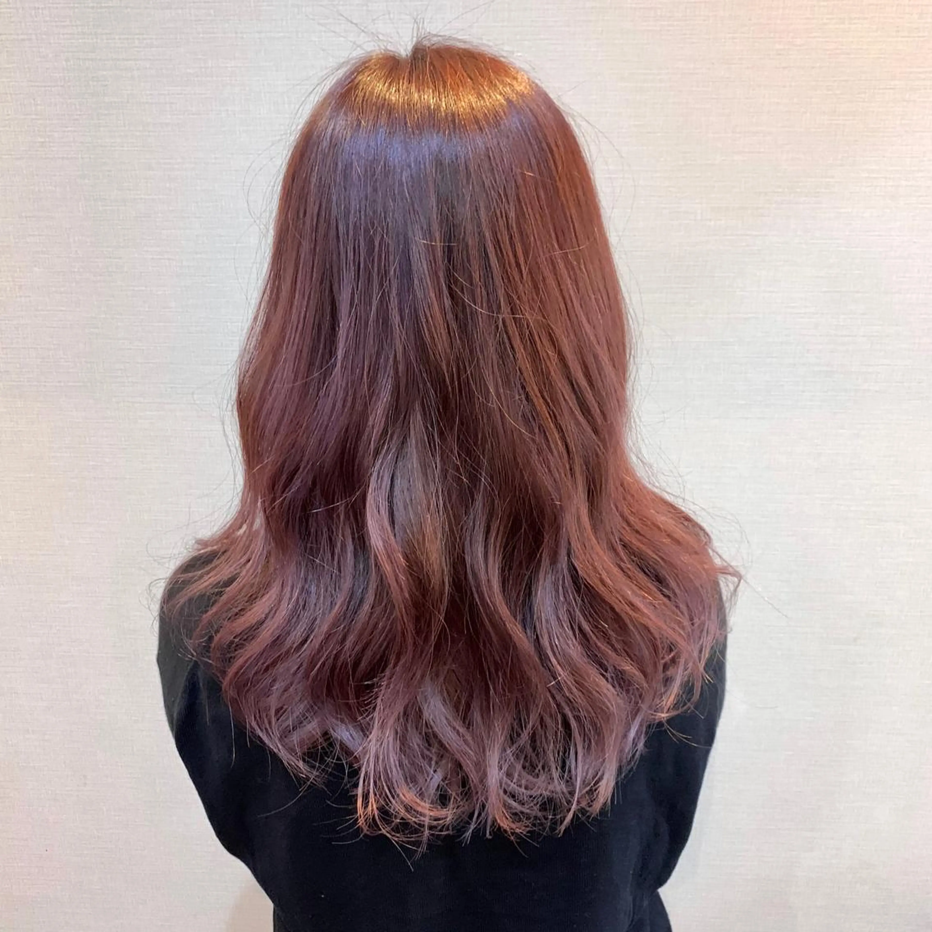 セミロング カラー HairDesign Azurのヘアスタイル