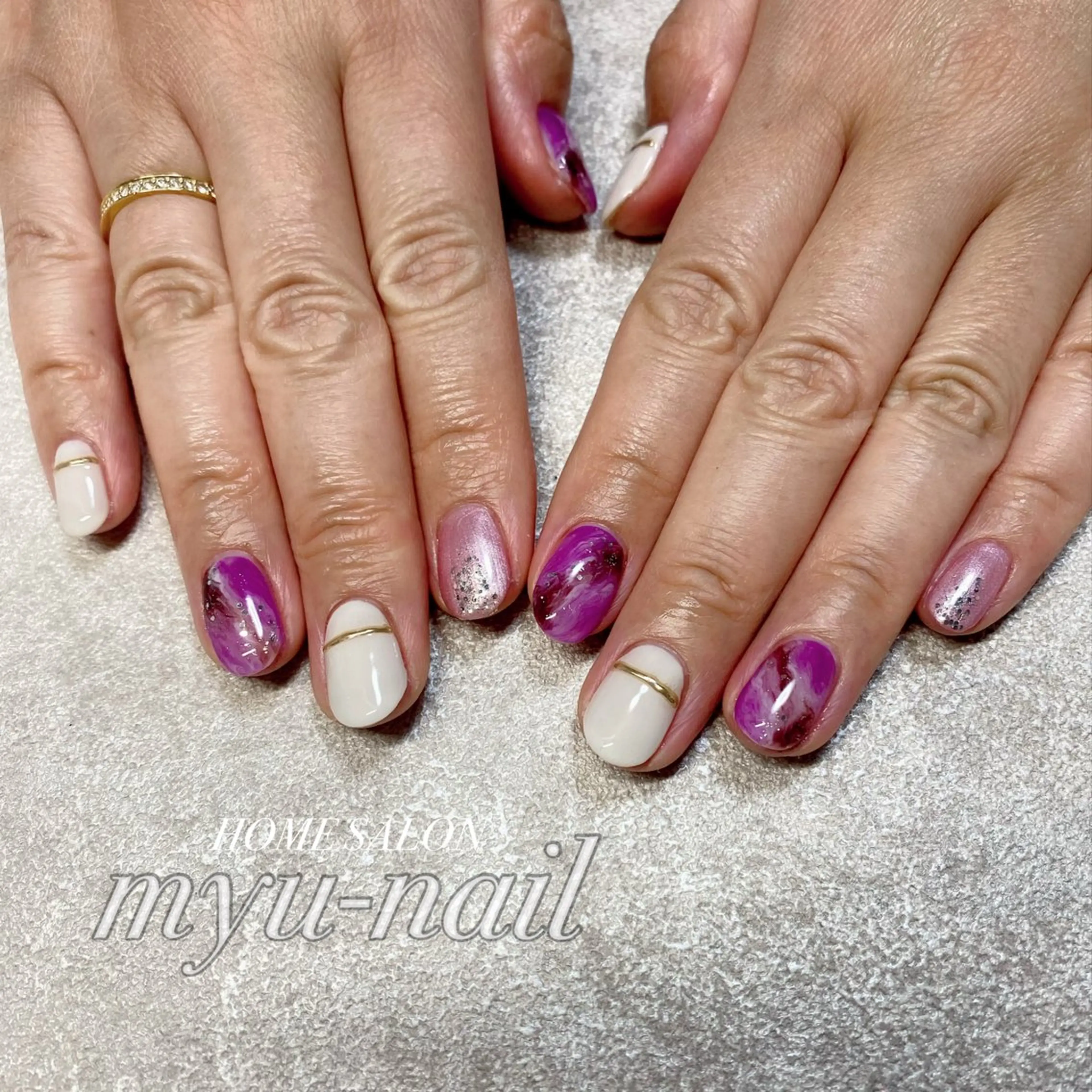ネイル ホームサロン myu-nailのネイルデザイン