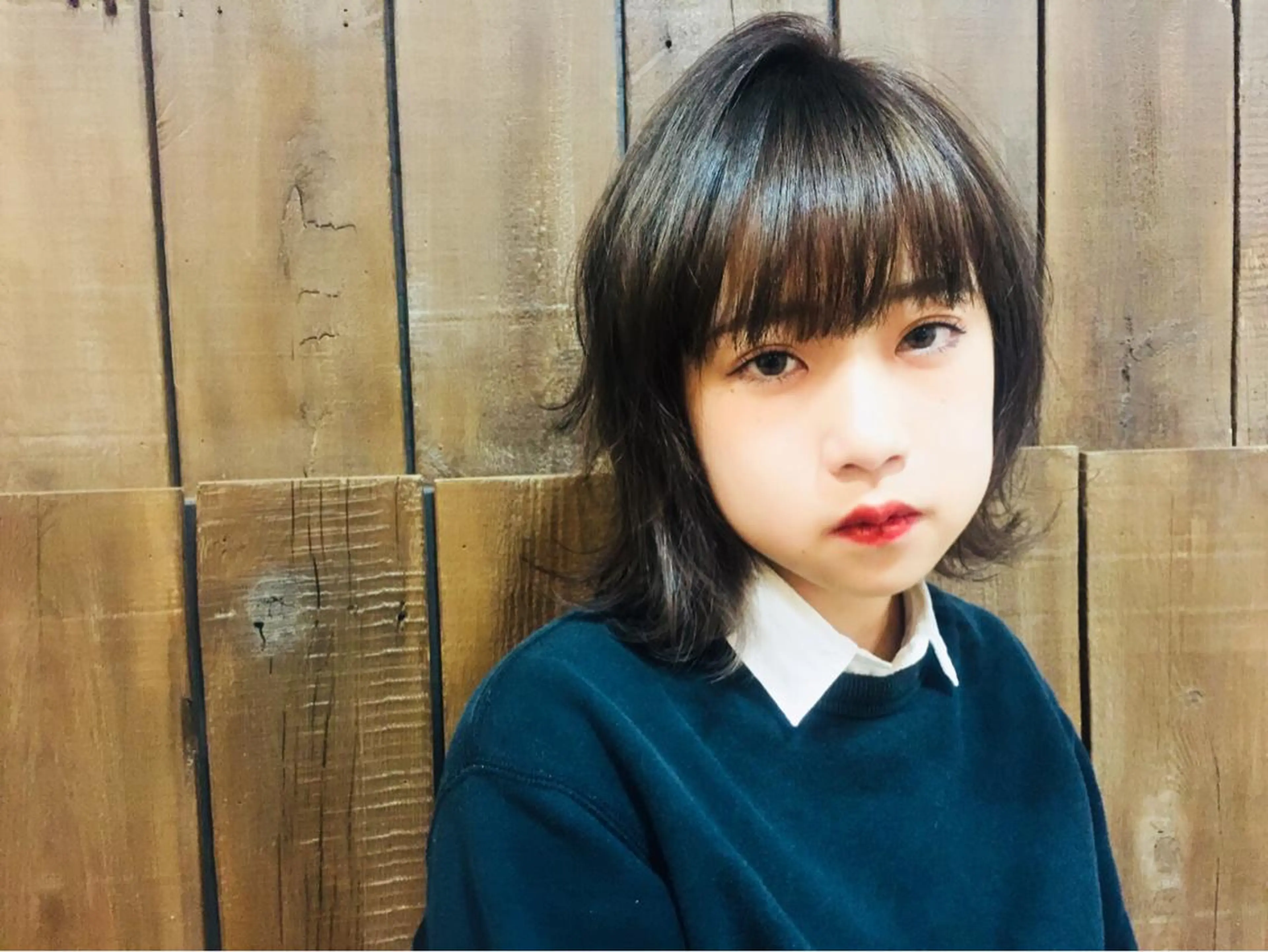 ミディアム カラー 船津武俊 フナツタケトシのヘアスタイル