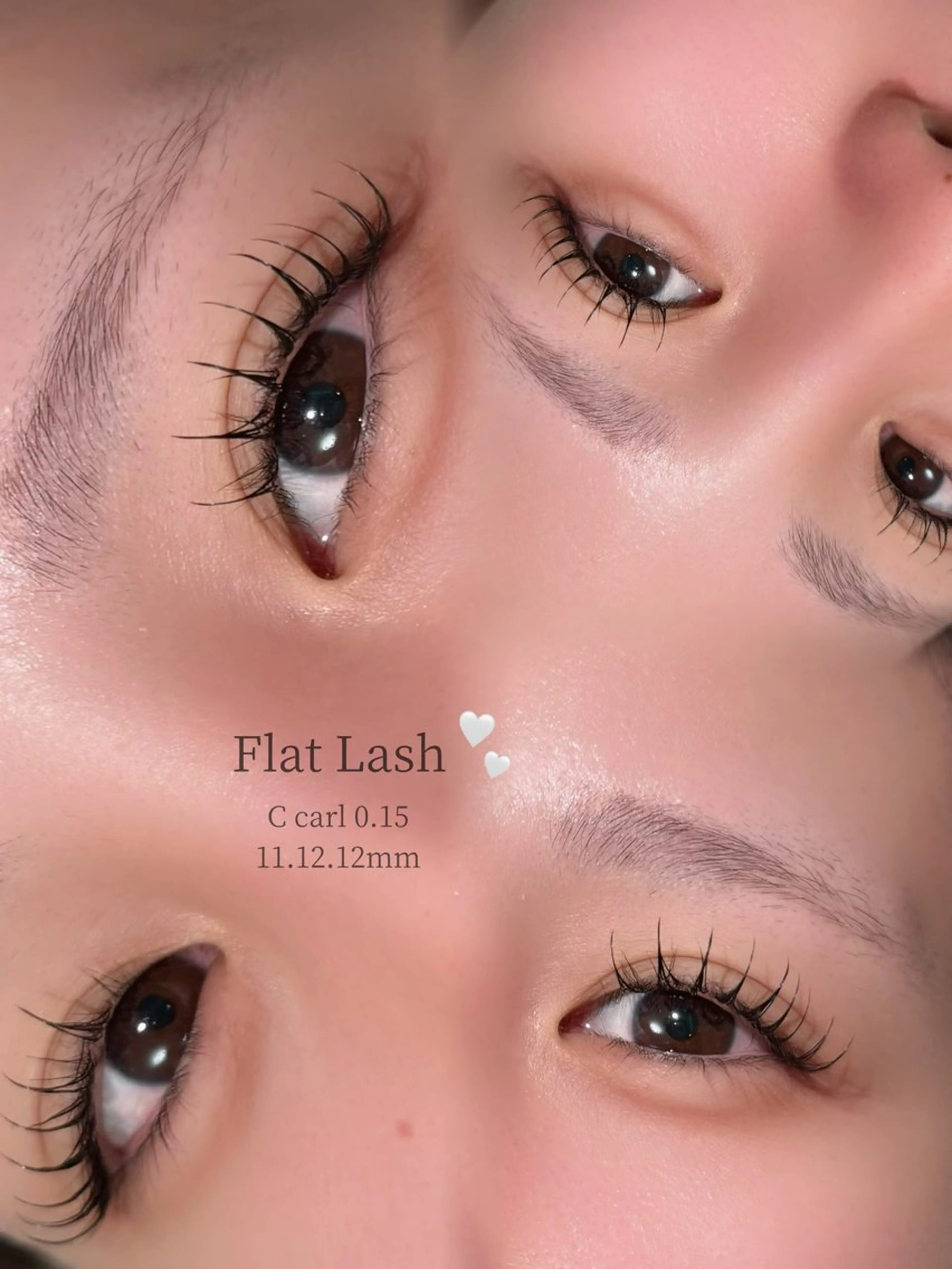 【ナチュラル派】フラットラッシュ120本の写真