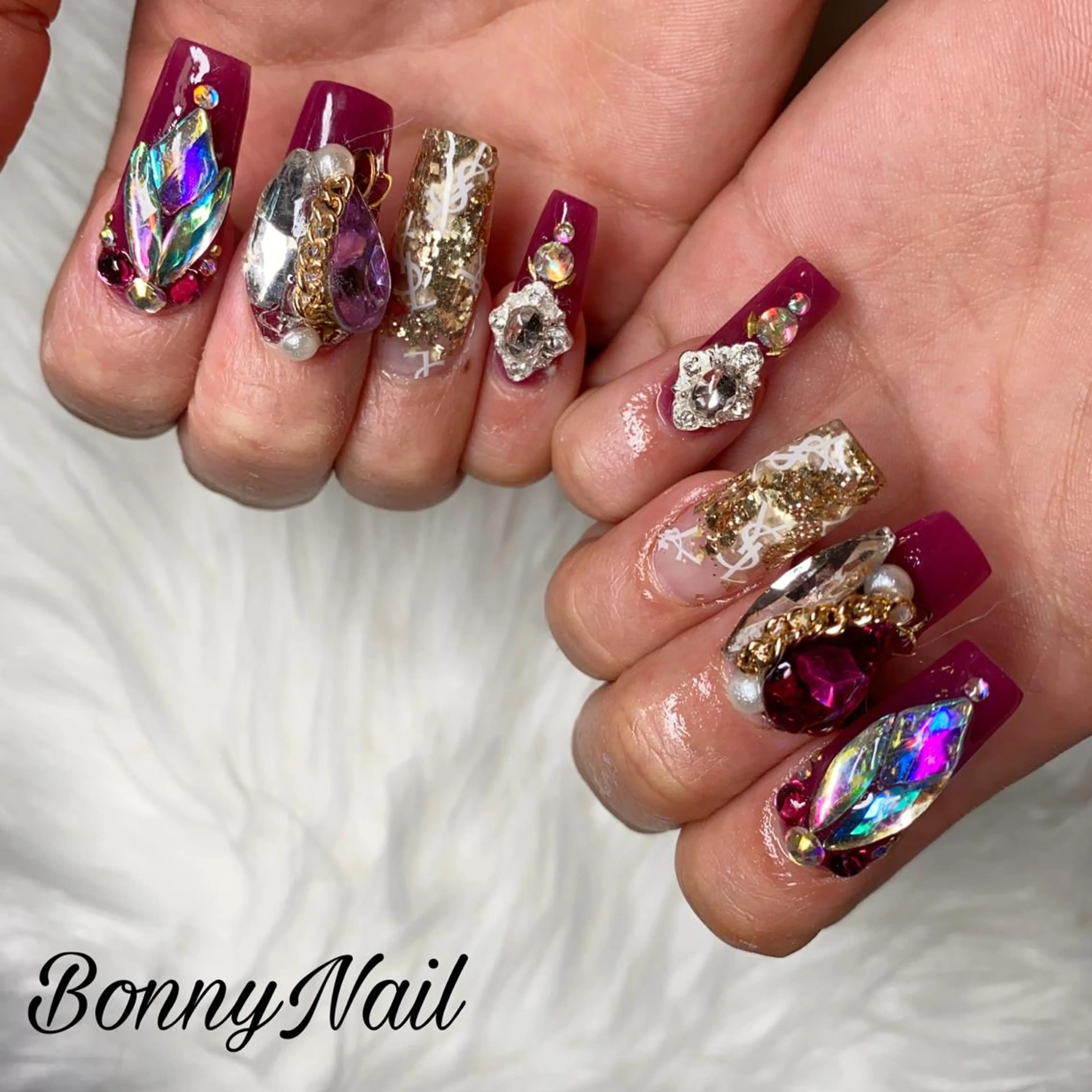 ネイル スカルプネイル Bonny Nailのネイルデザイン