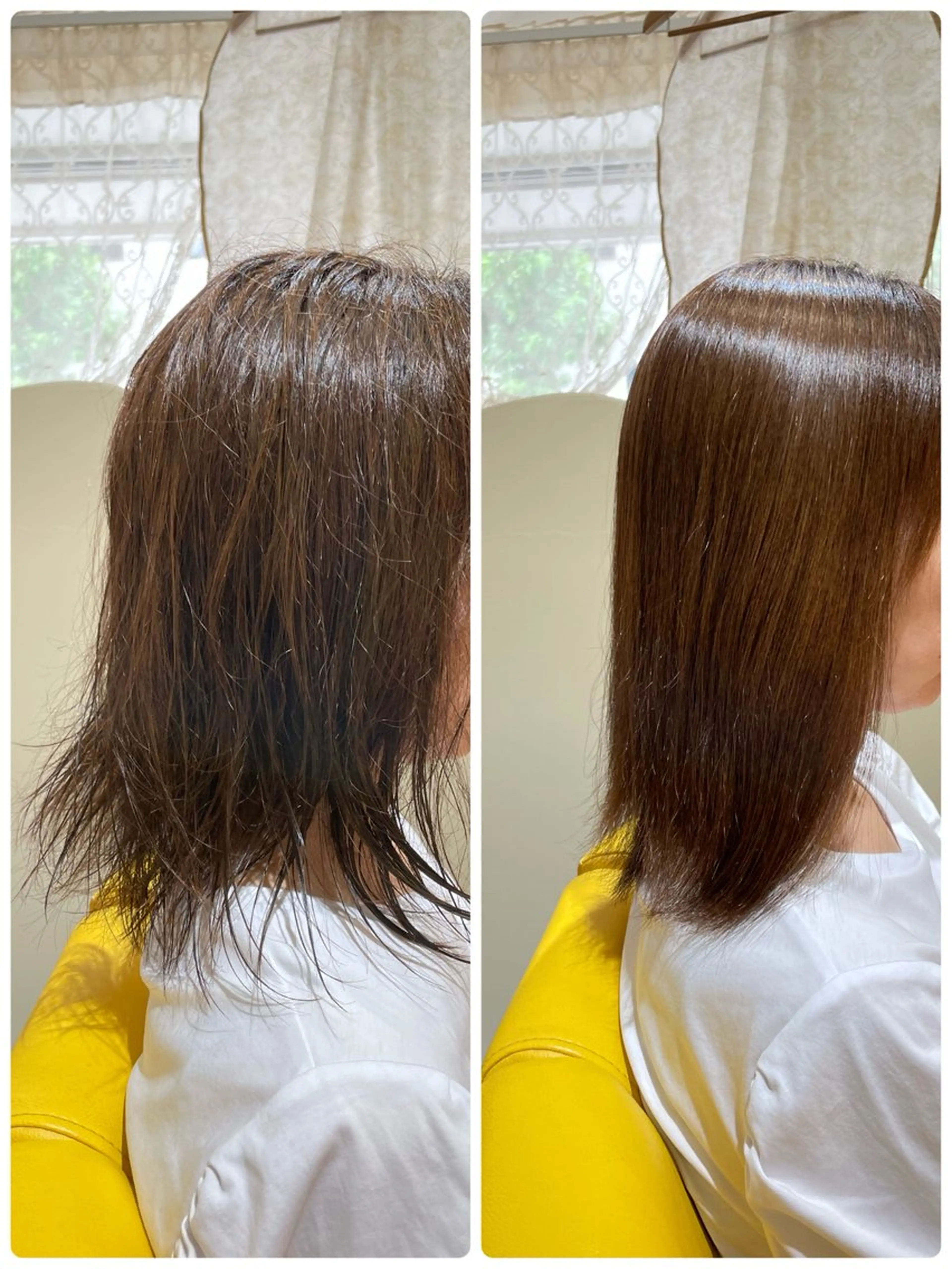 ミディアム 酸性ストレート 加納 和枝のヘアスタイル