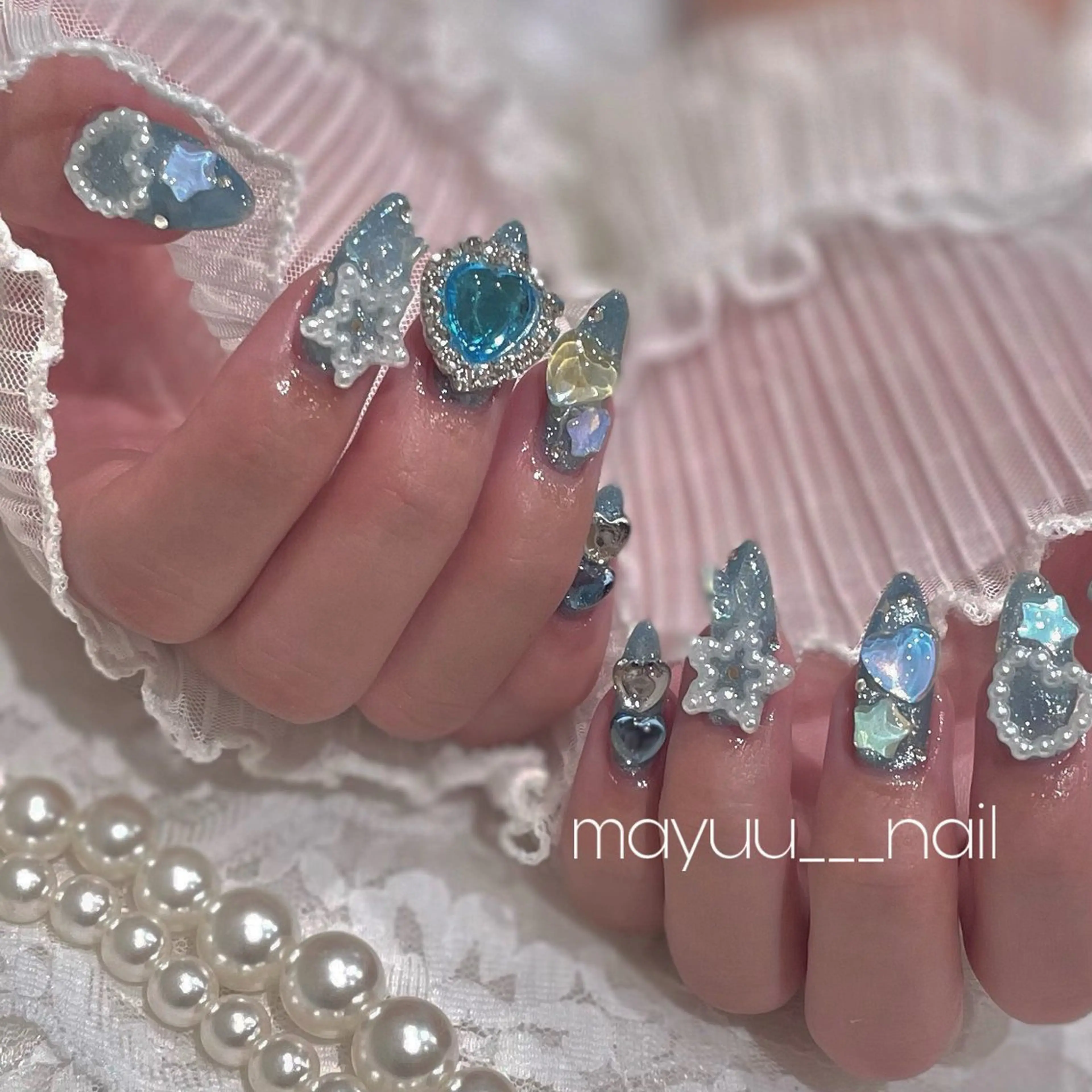 ネイル 🎀 Mayu 🎀痛ネイルのネイルデザイン