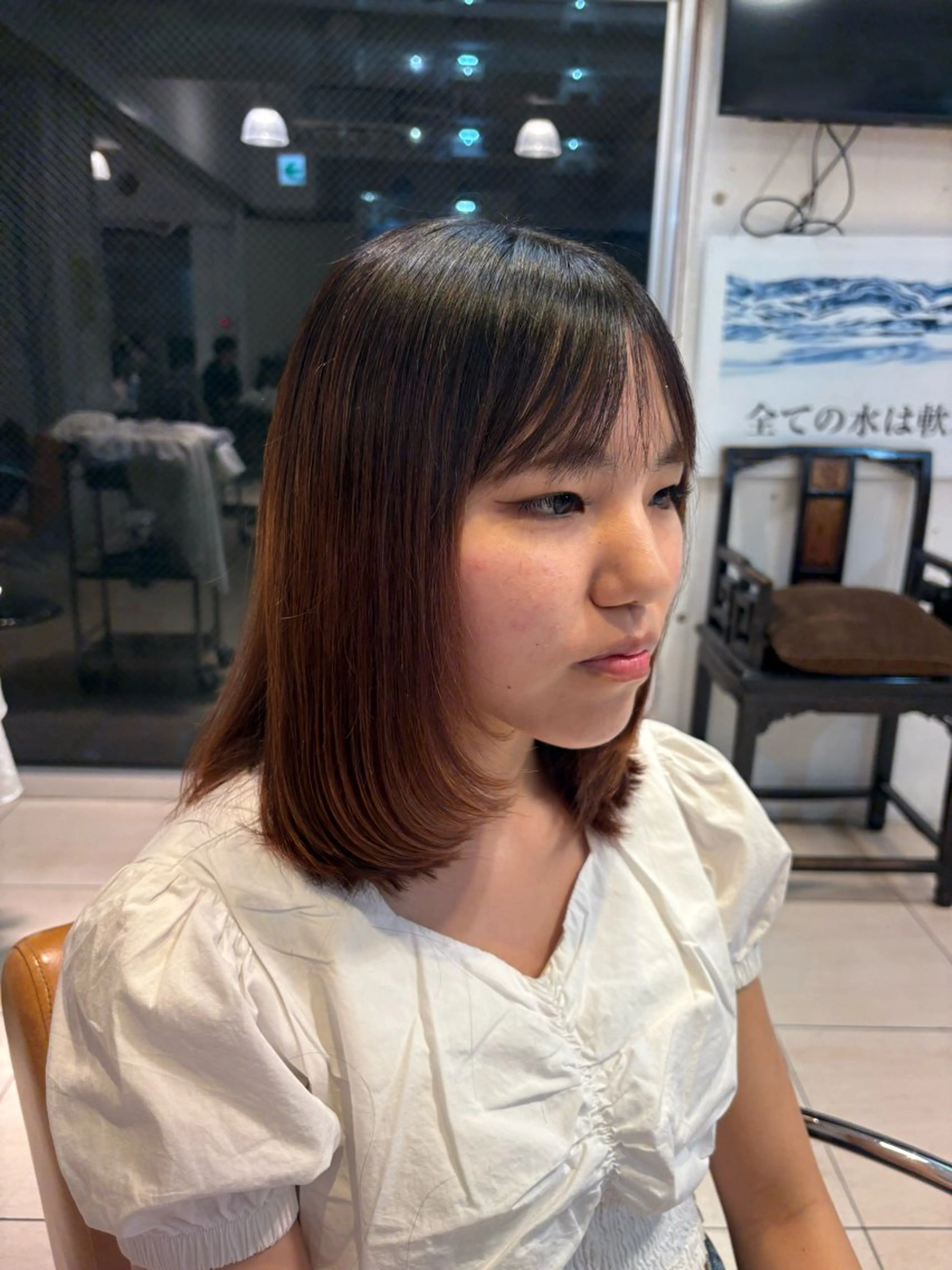 ミディアム ミディアムレイヤー レイヤーカット Of  hair宮崎台店所属・菊池 菜月のヘアスタイル