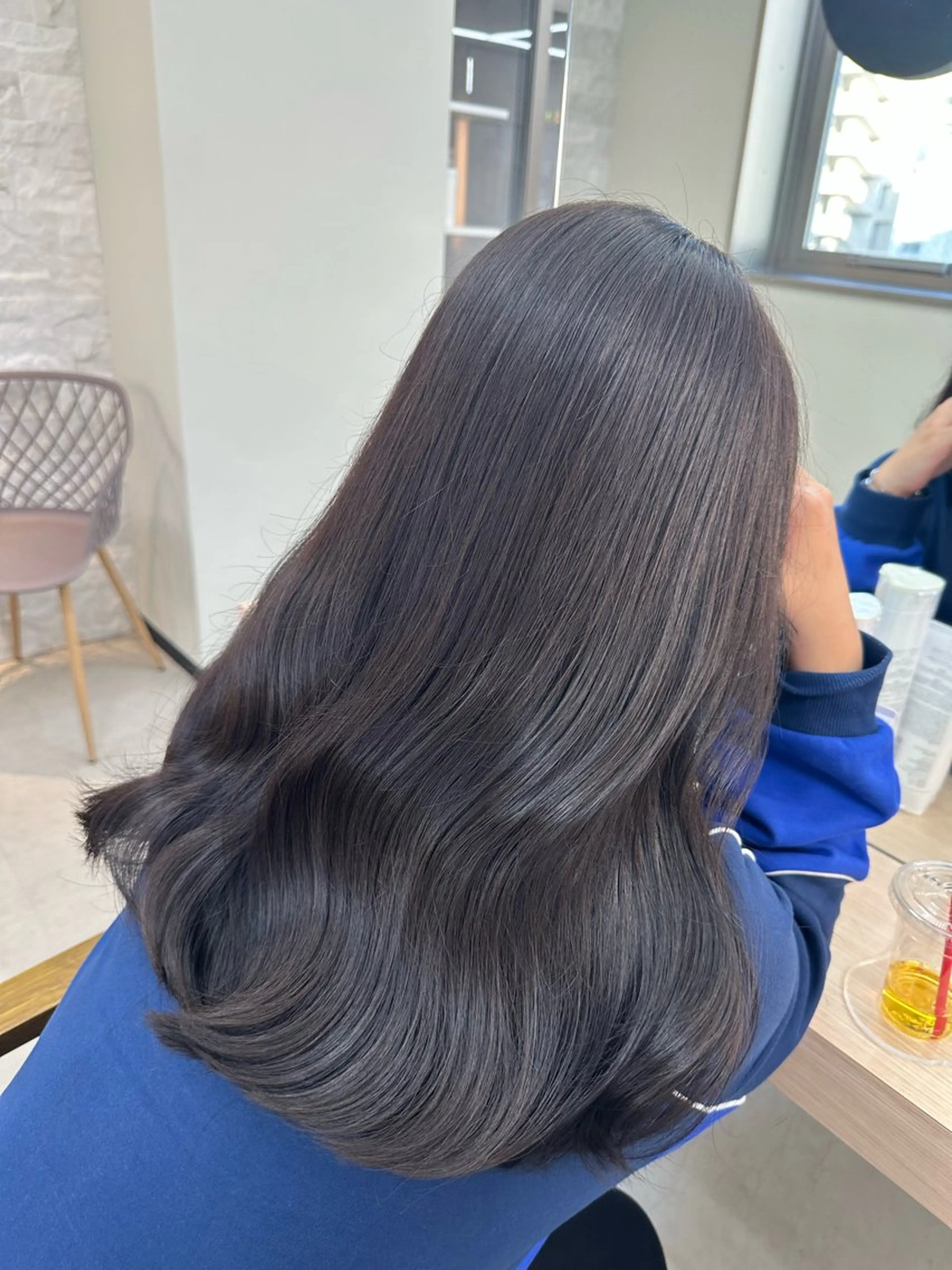 セミロング カラー ヘアカラー トリートメント 𝐑𝐲𝐮𝐤𝐢 【店長】ALEAPのヘアスタイル