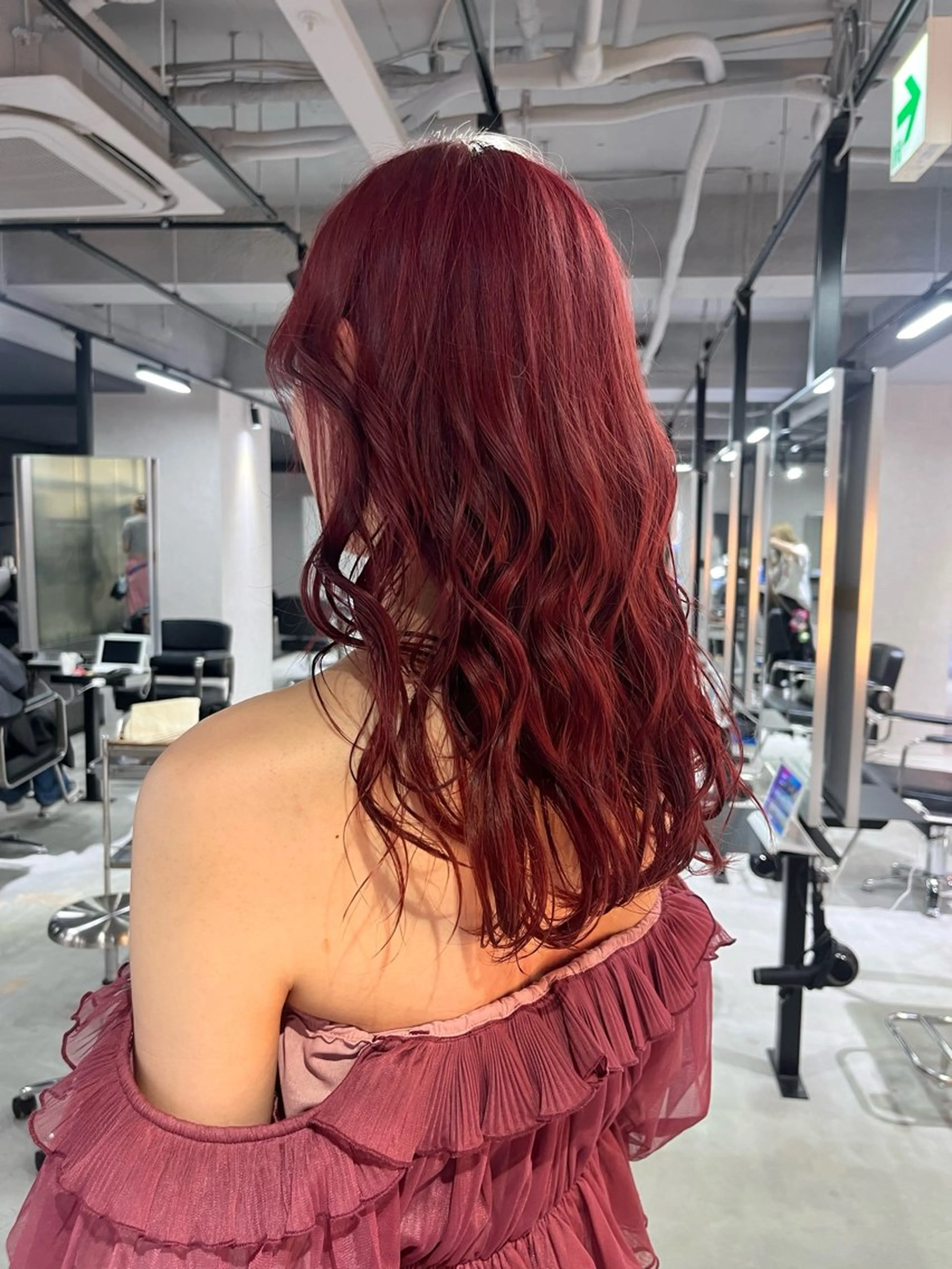 カラー 心斎橋/ブロンド/ ペールカラー/あみかのヘアスタイル