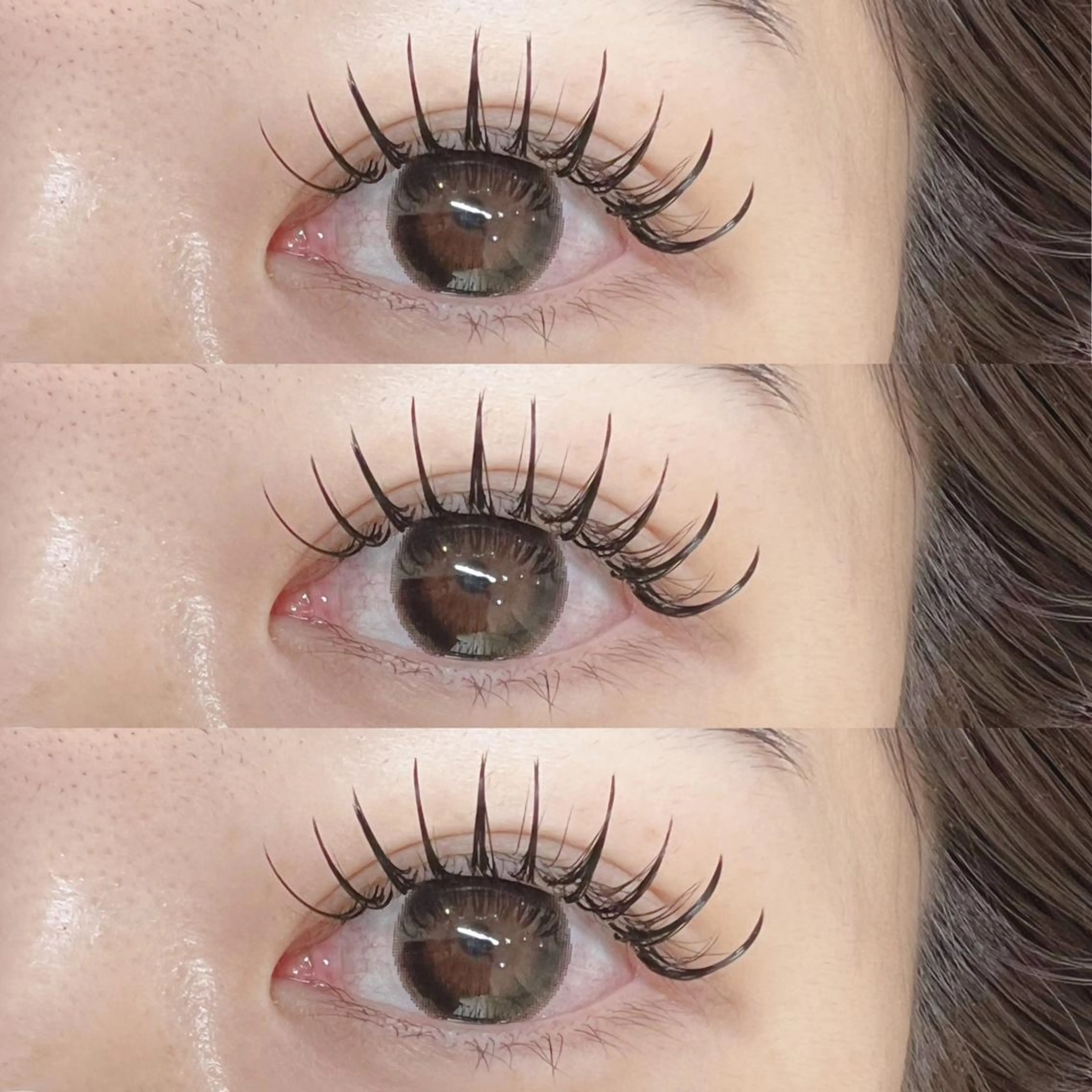 マツエク・マツパ フラットラッシュ Baby step.nのマツエク・マツパデザイン