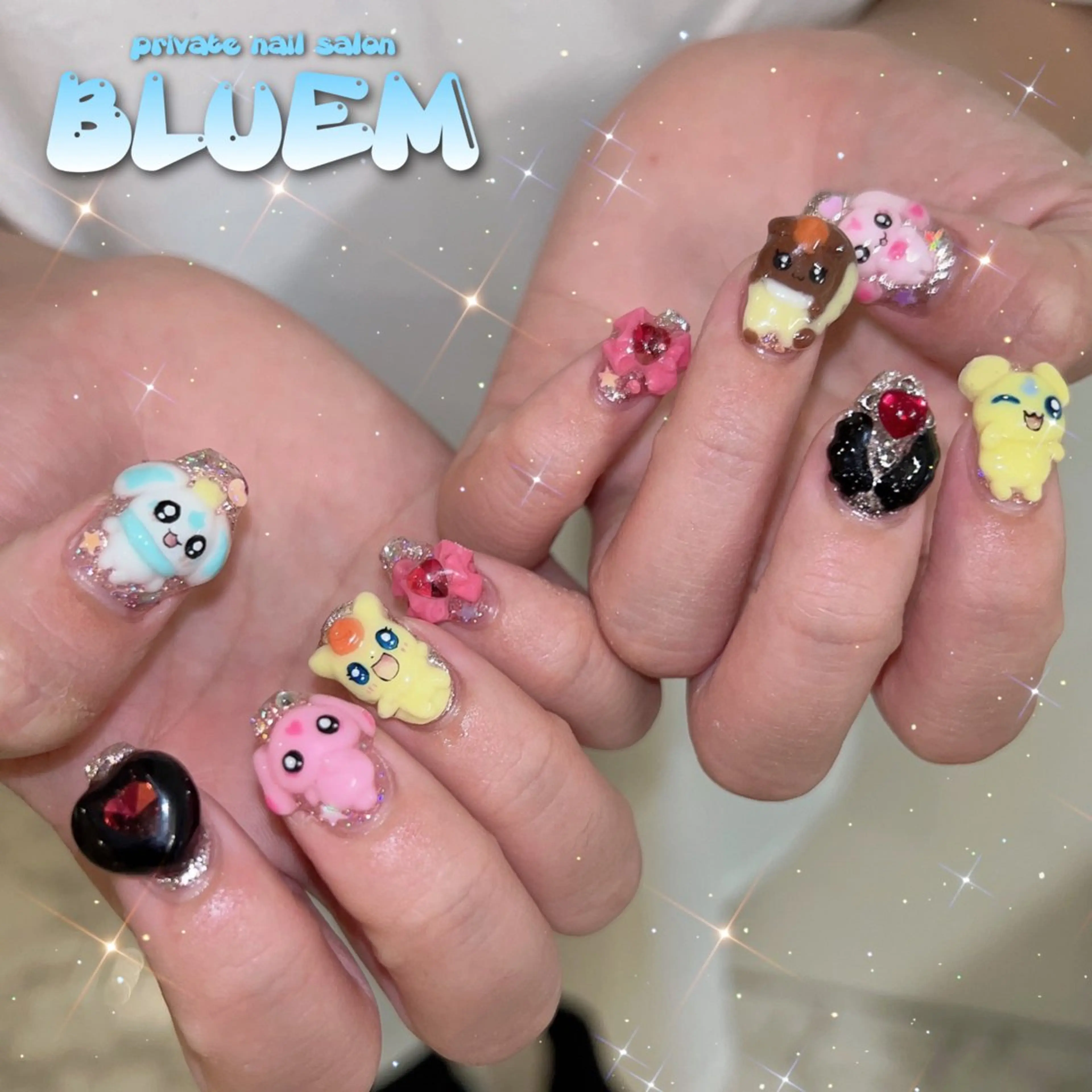 ネイル ハンドネイル BLUEM なな🐶のネイルデザイン
